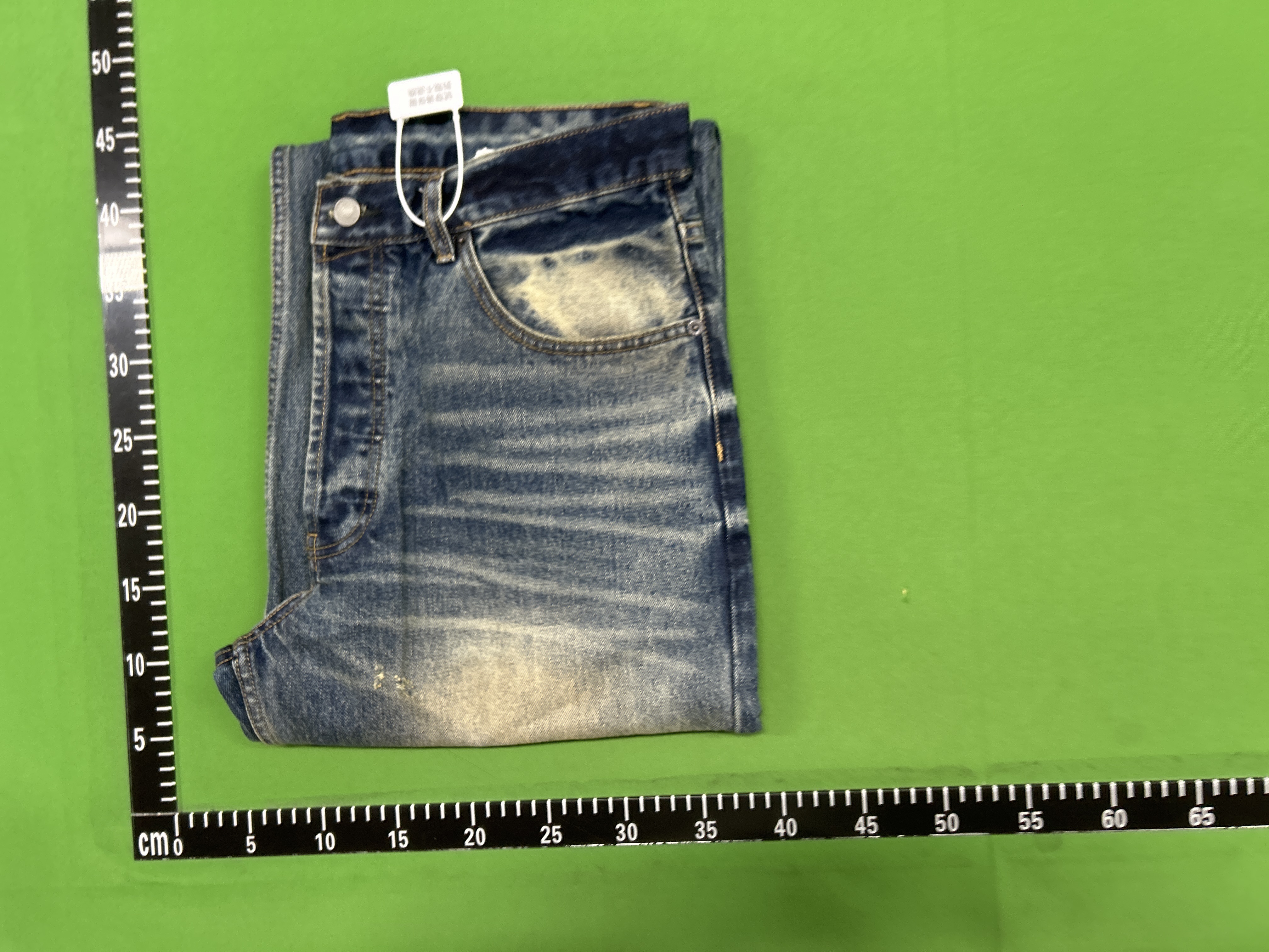 Foto QC 5 de Acne Studios 2021M Jeans Mud Dye Distressed Bootcut Blue