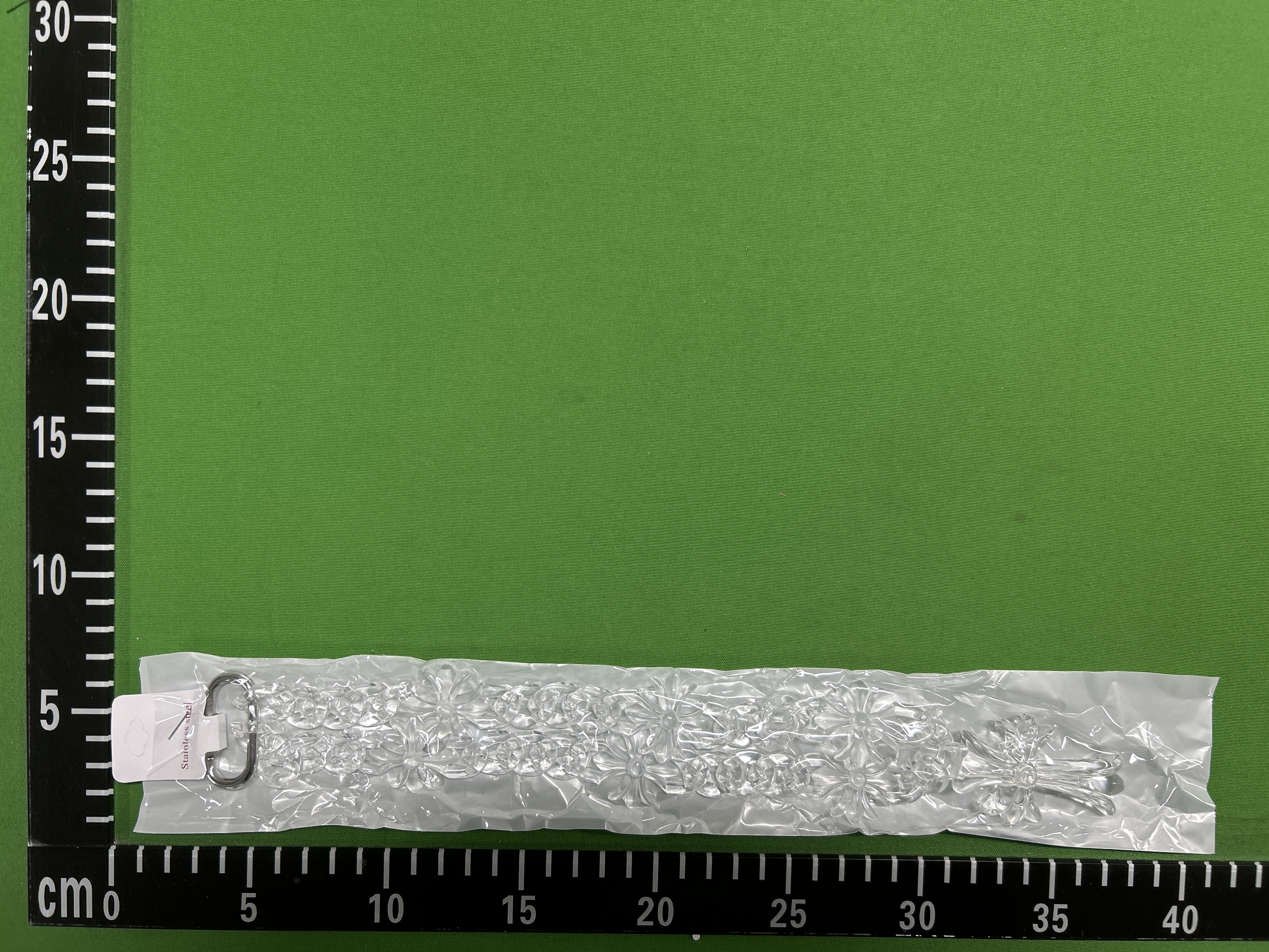 Foto QC 6 de Chrome Hearts Cross Necklace Resin Clear
