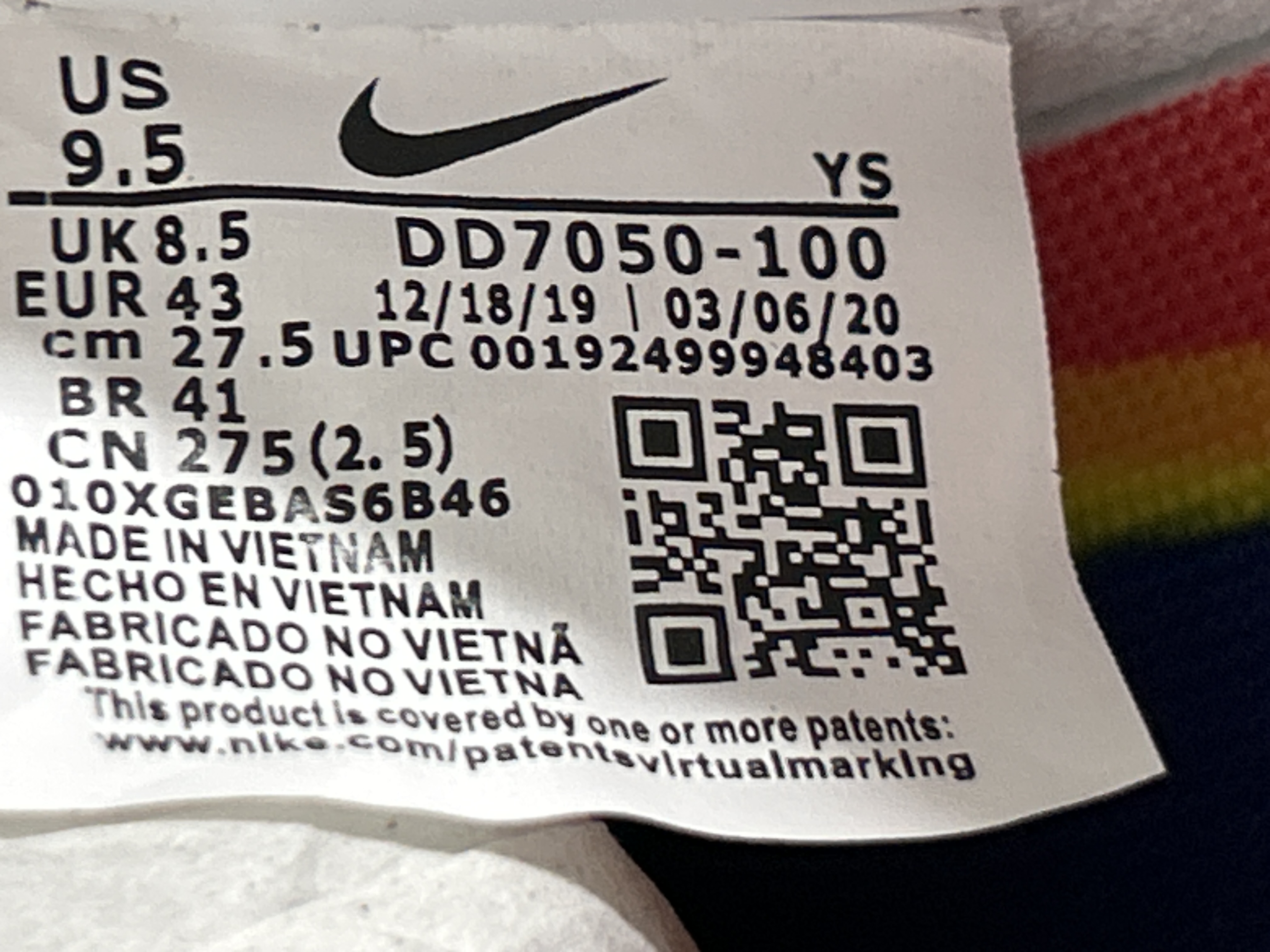 Foto QC 7 de Nike Air Force 1 Low Cactus Plant Flea Market White Red CK4746-991