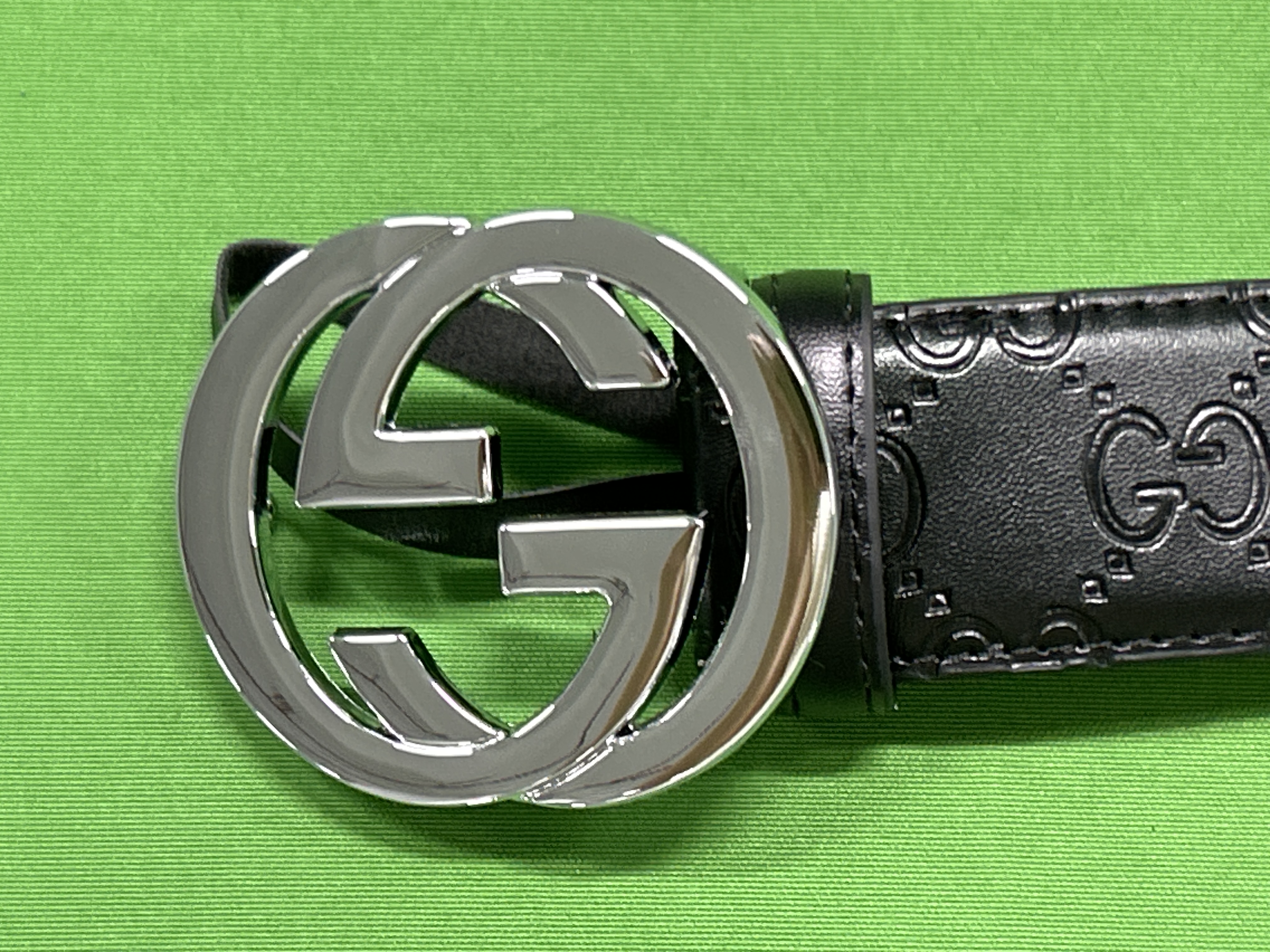 Foto QC 4 de Gucci Interlocking G Belt GG Supreme Black