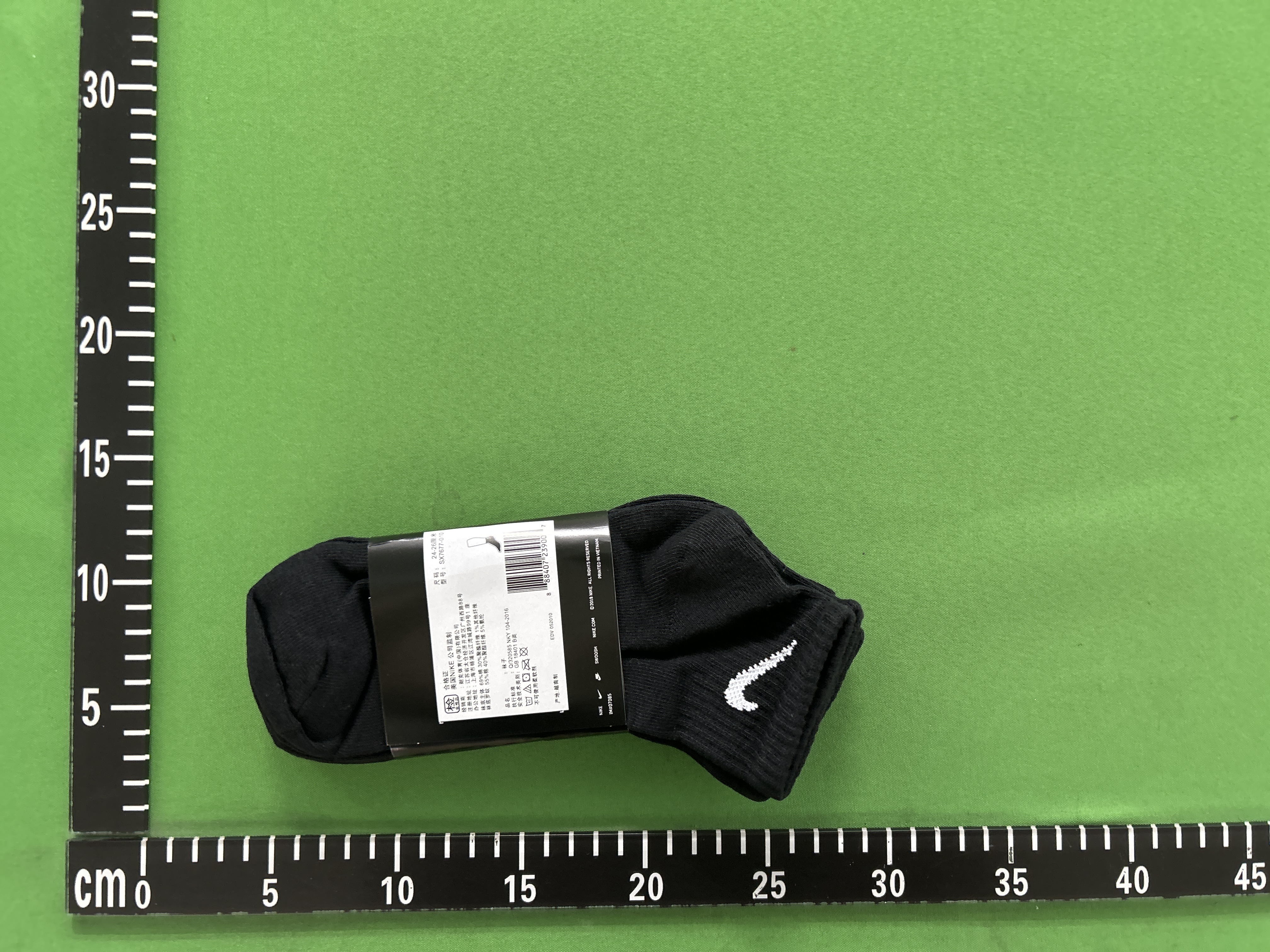 Foto QC 8 de Nike Everyday No-Show Socks Lightweight White Black