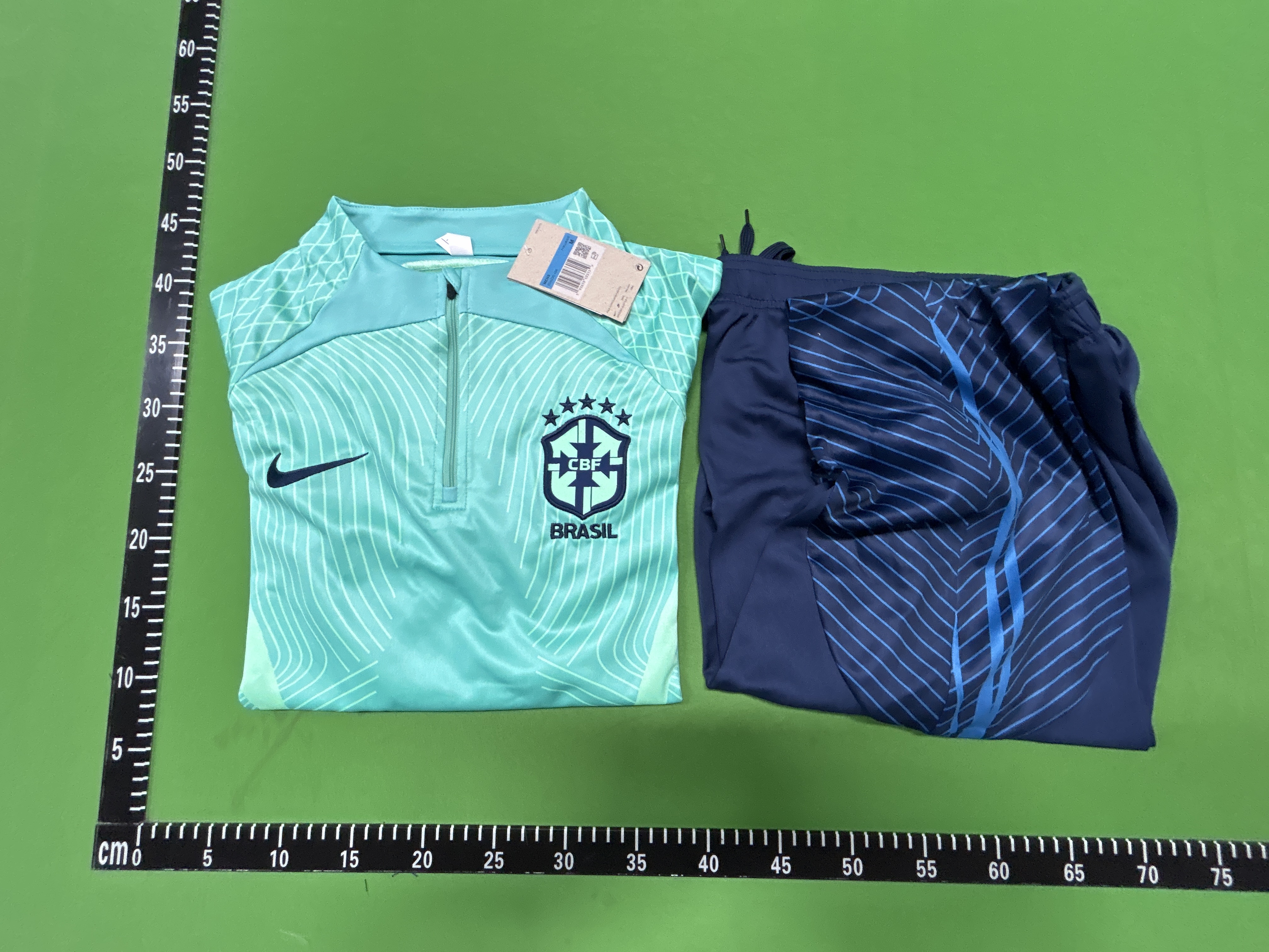 Foto QC 1 de Nike Brasil Tracksuit Set 2-Piece Teal/Navy