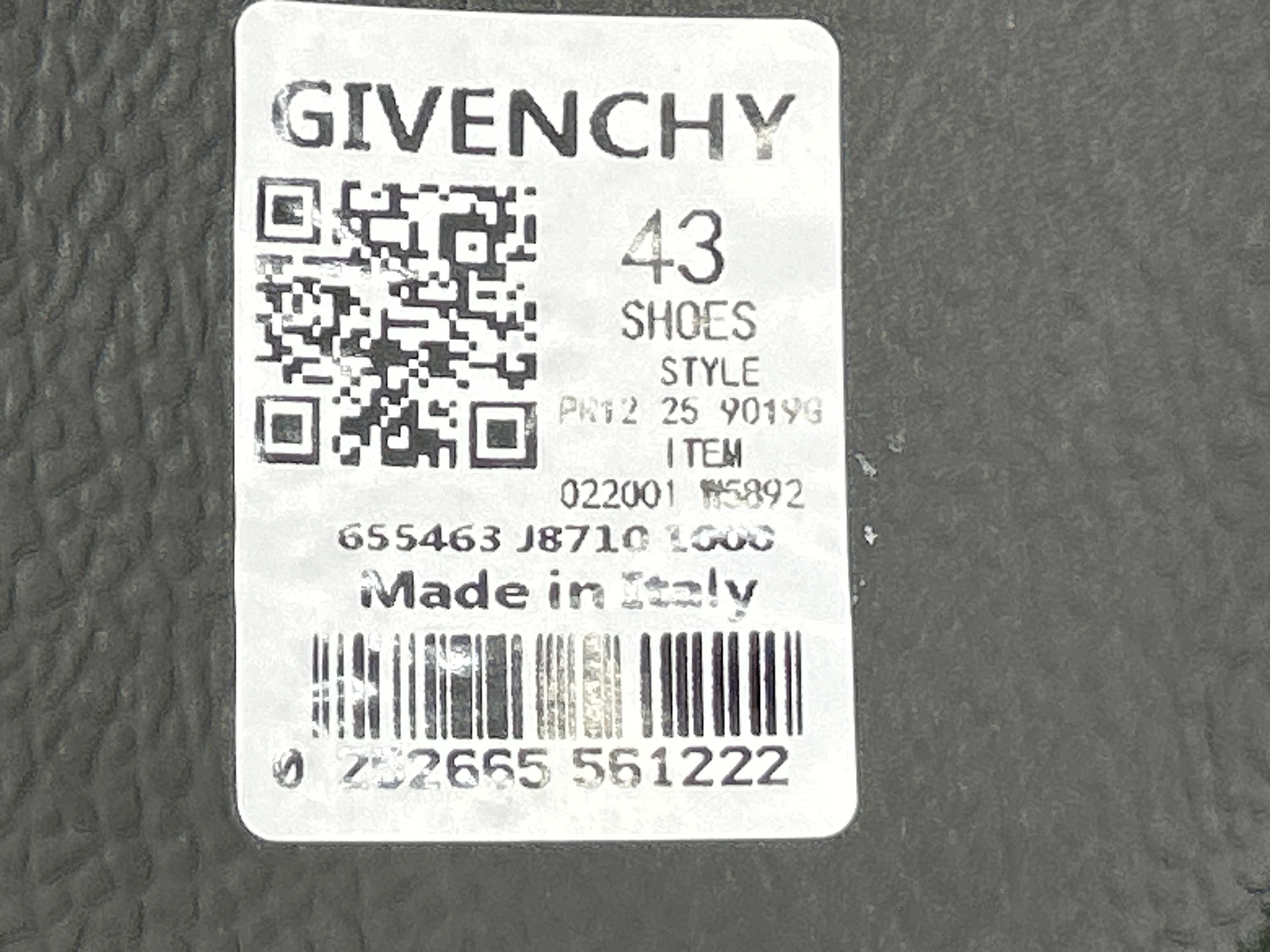 Foto QC 8 de Givenchy Logo Slide Rubber Black BE001NE01T 001