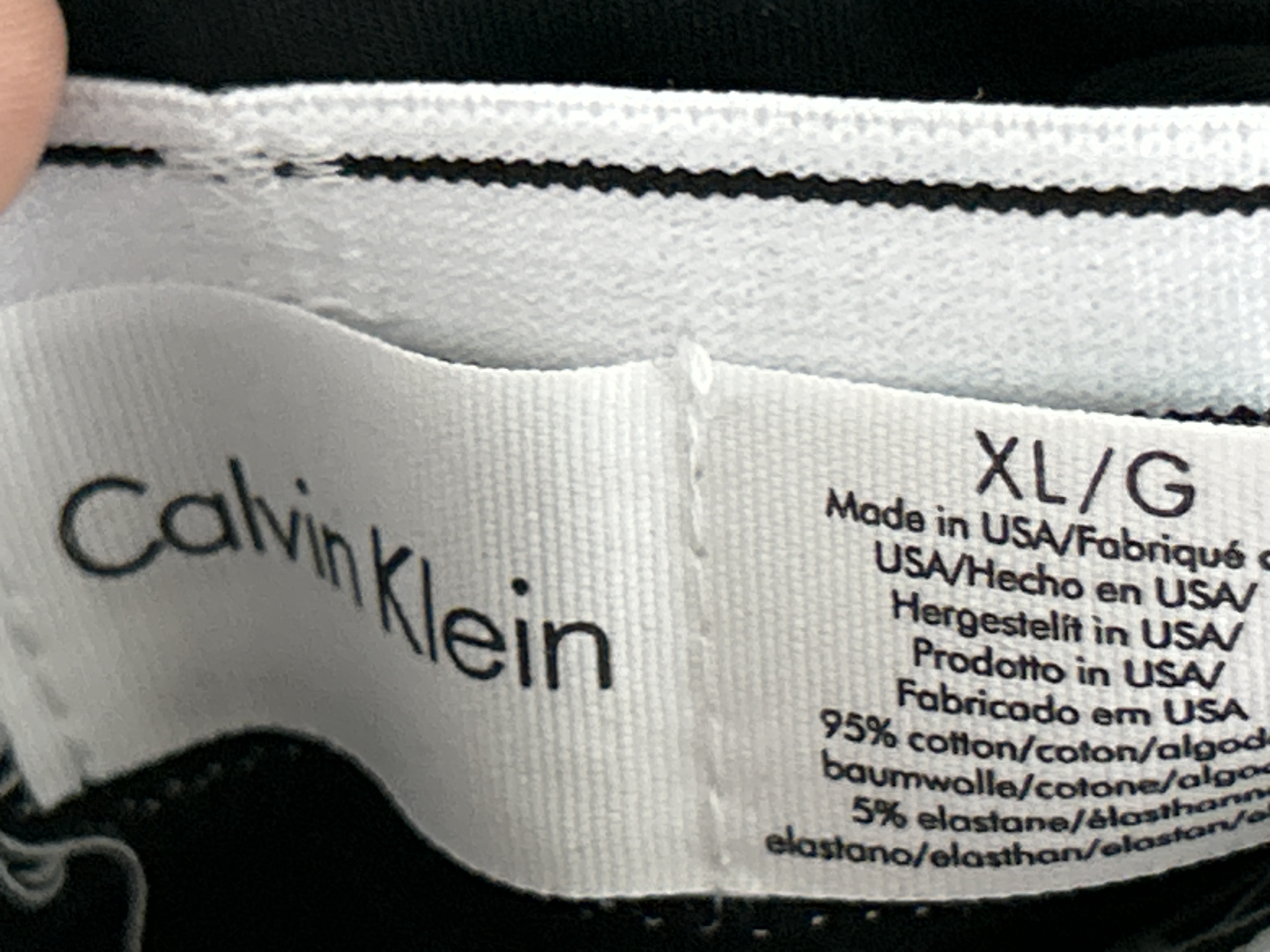 Foto QC 8 de Calvin Klein Underwear Cotton Stretch Low Rise Trunks Black