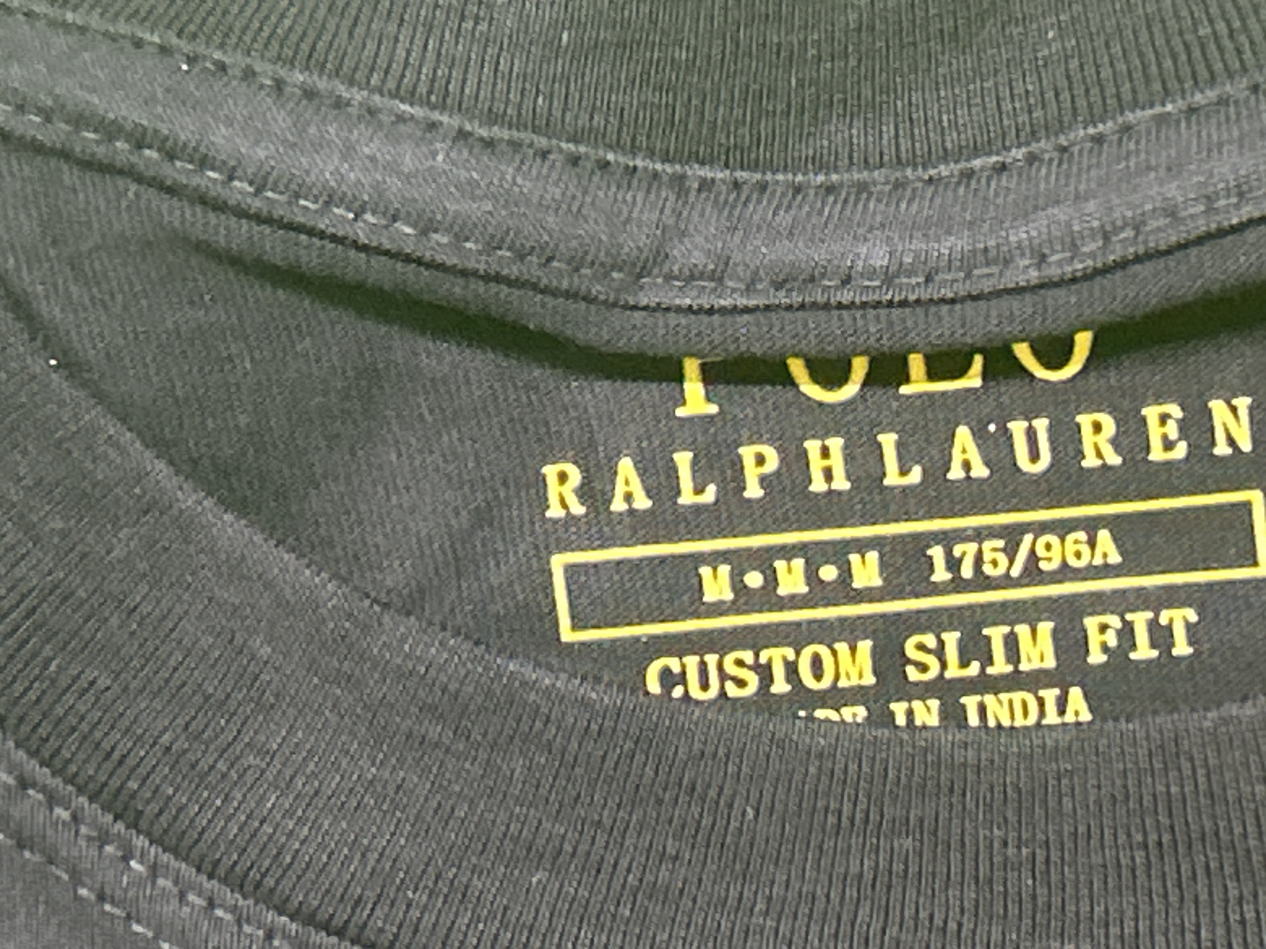 Foto QC 6 de Polo Ralph Lauren Custom Slim Fit T-shirt Small Pony Light Blue