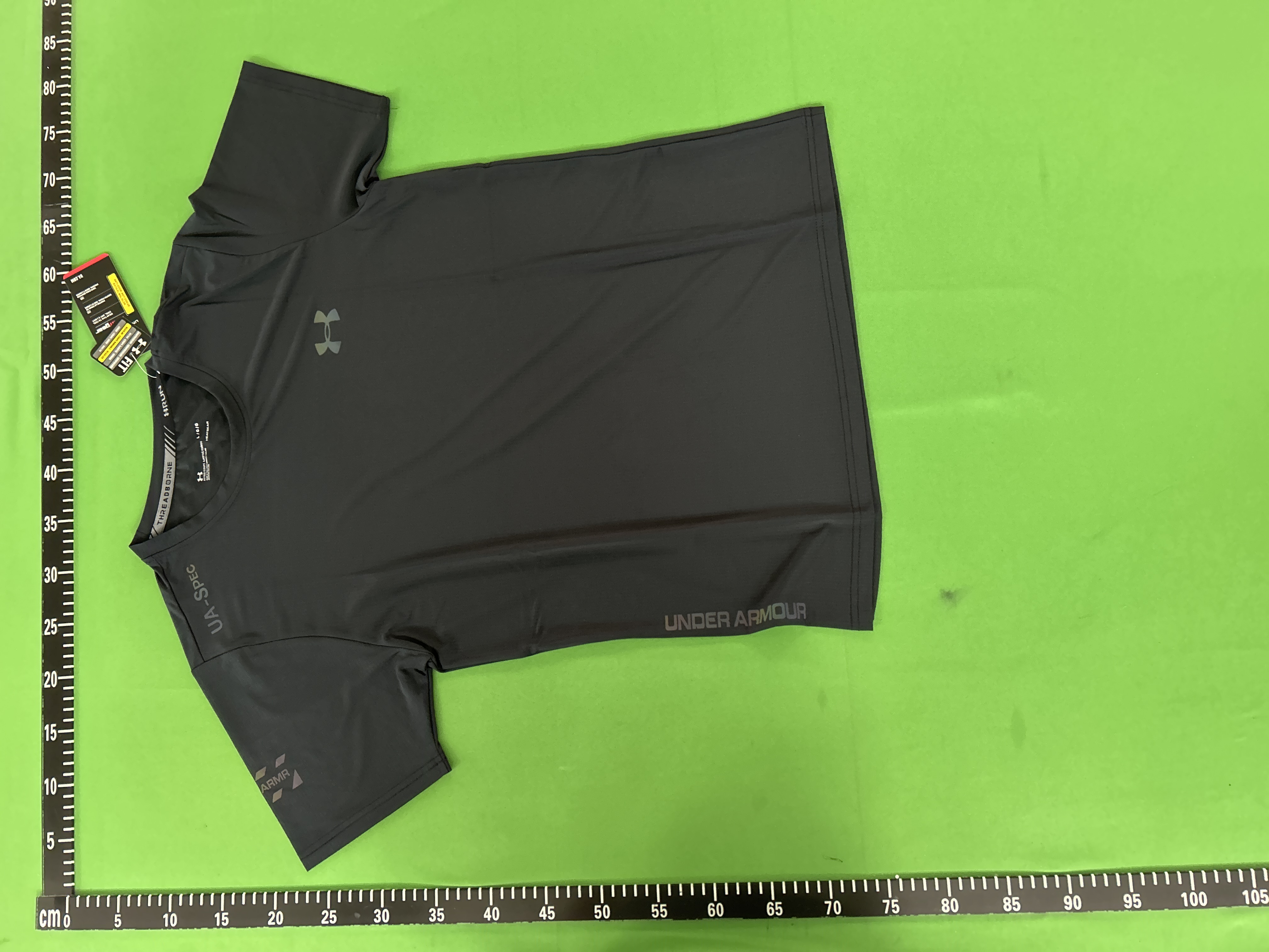 Foto QC 7 de Under Armour T-shirt Reflective Logo Quick Dry White