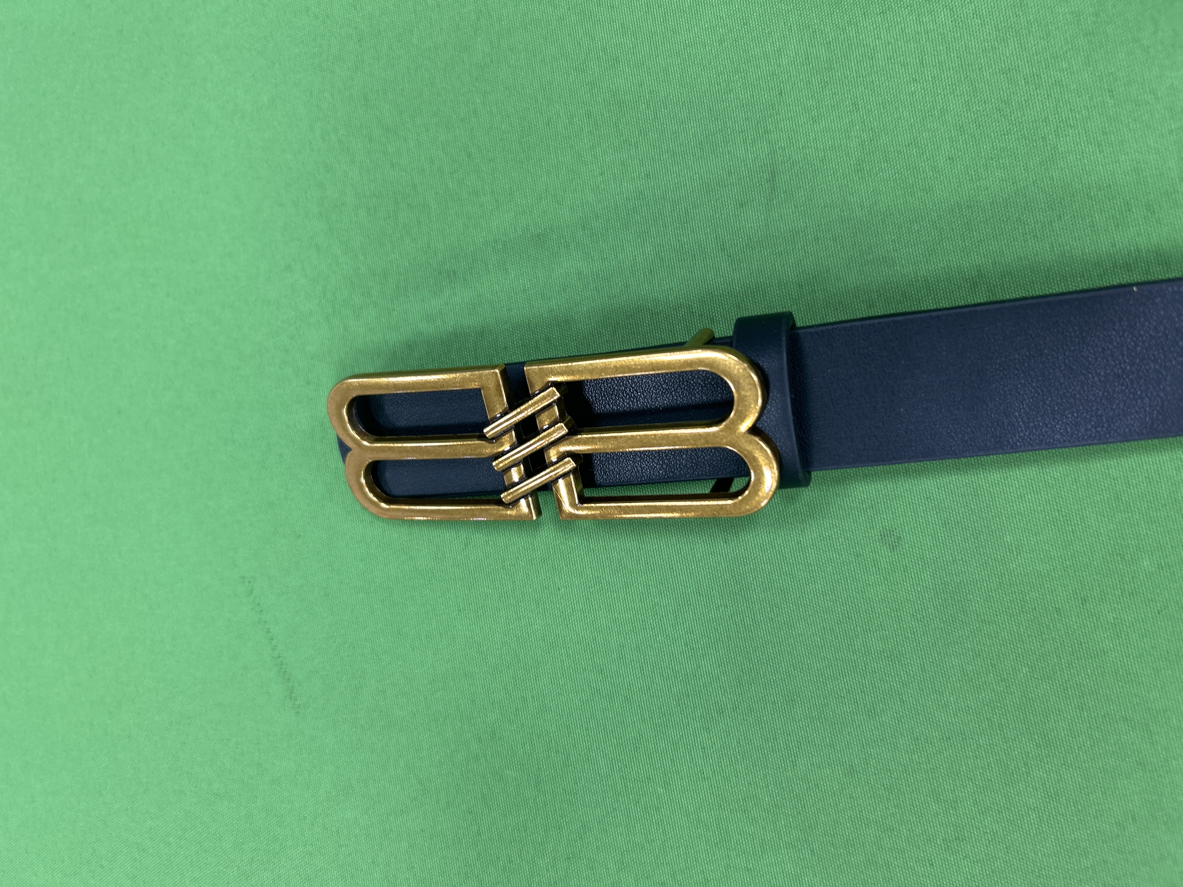 Foto QC 1 de Balenciaga BB Unity Interlock Belt Black