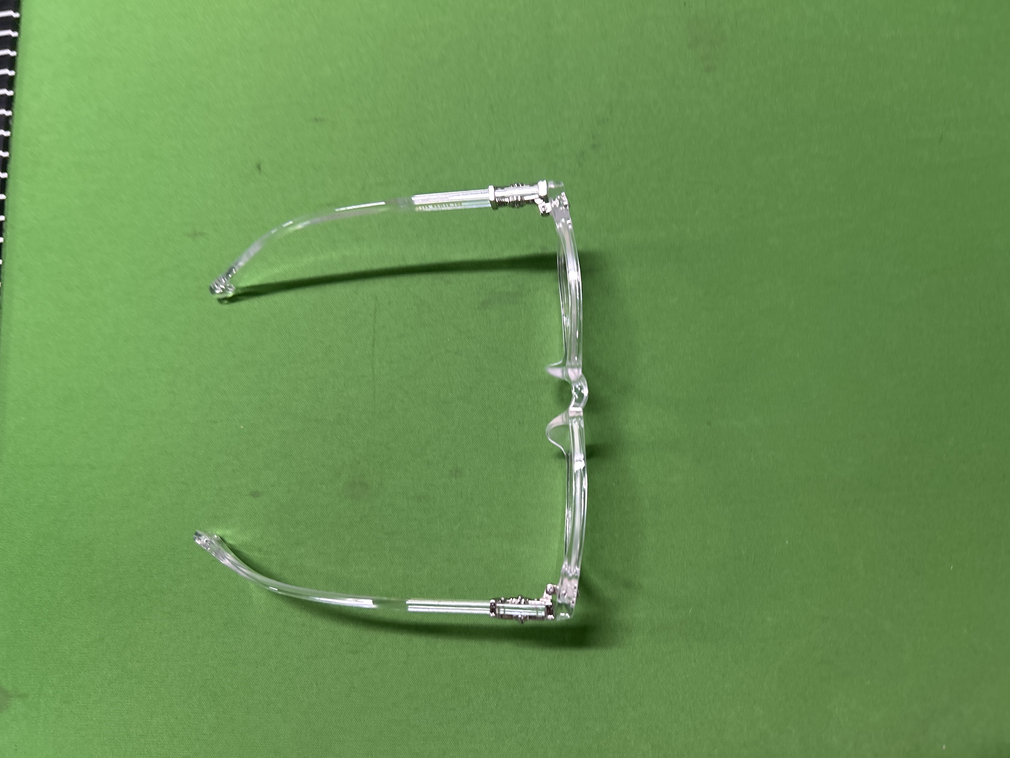 Foto QC 5 de Chrome Hearts Square-Frame Acetate Eyeglasses Black Gold (2273)
