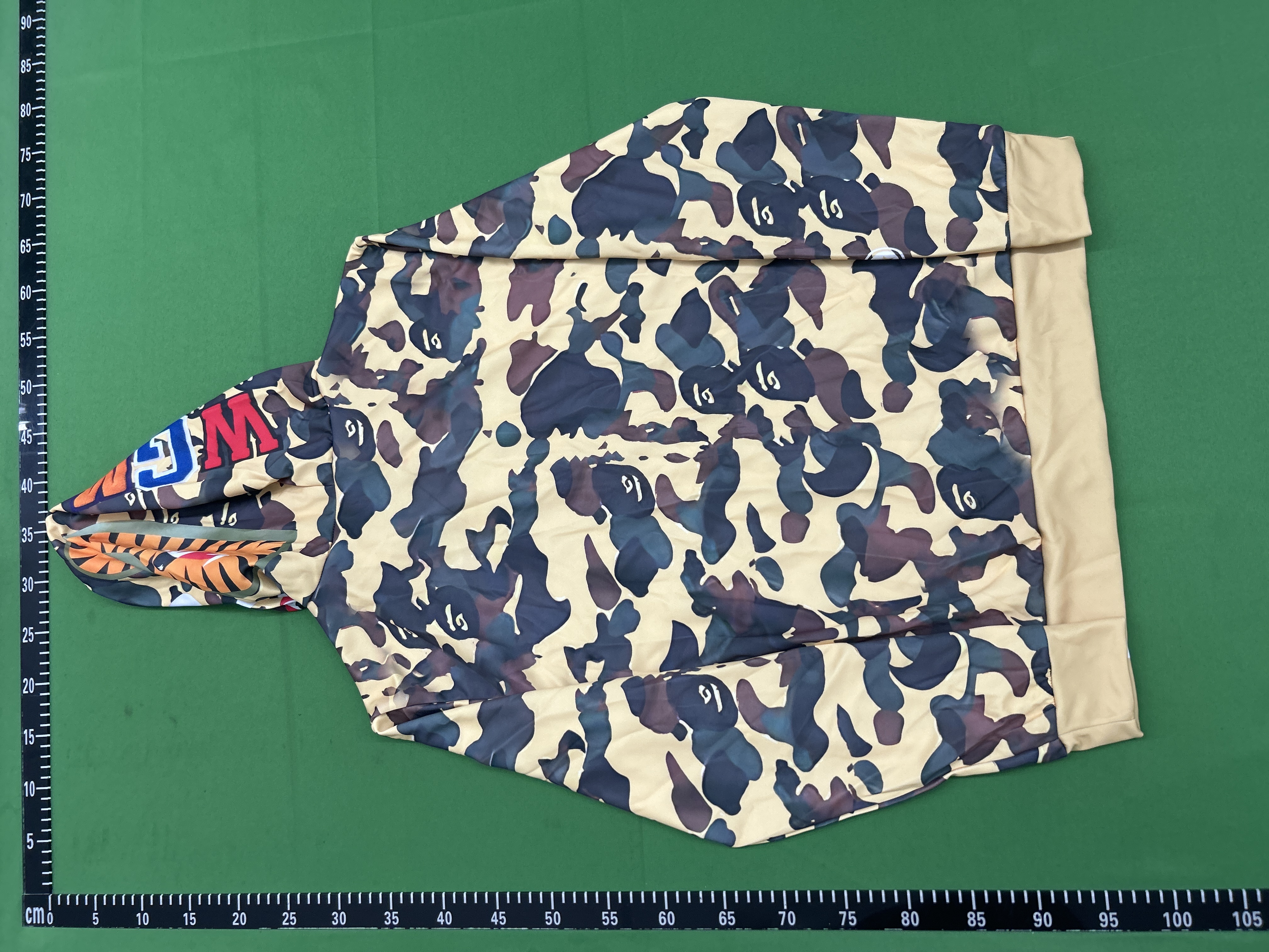 Foto QC 2 de BAPE Shark Jacket Camo Full Zip Grey