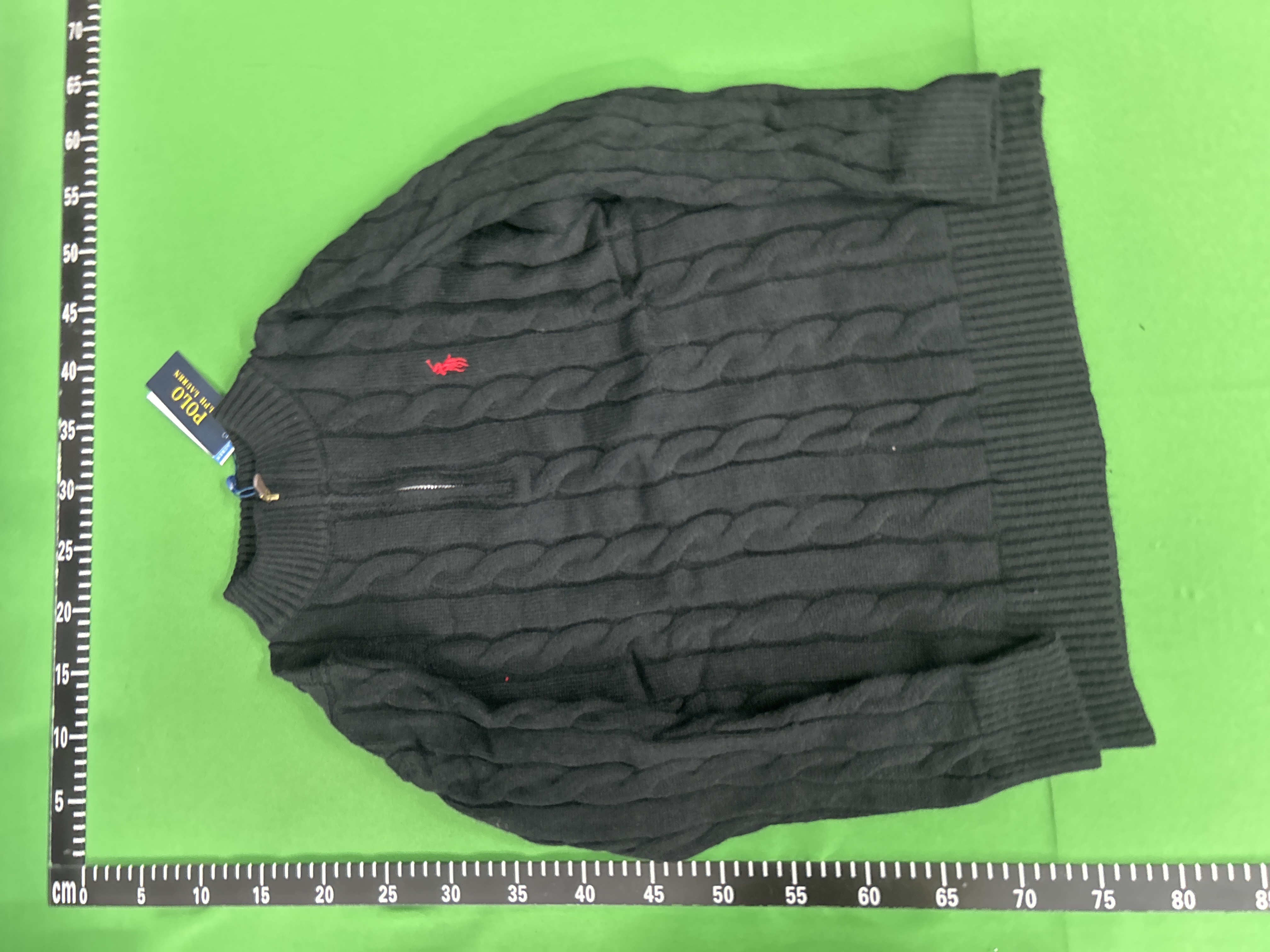 Foto QC 3 de Polo Ralph Lauren Cable Knit Cardigan White