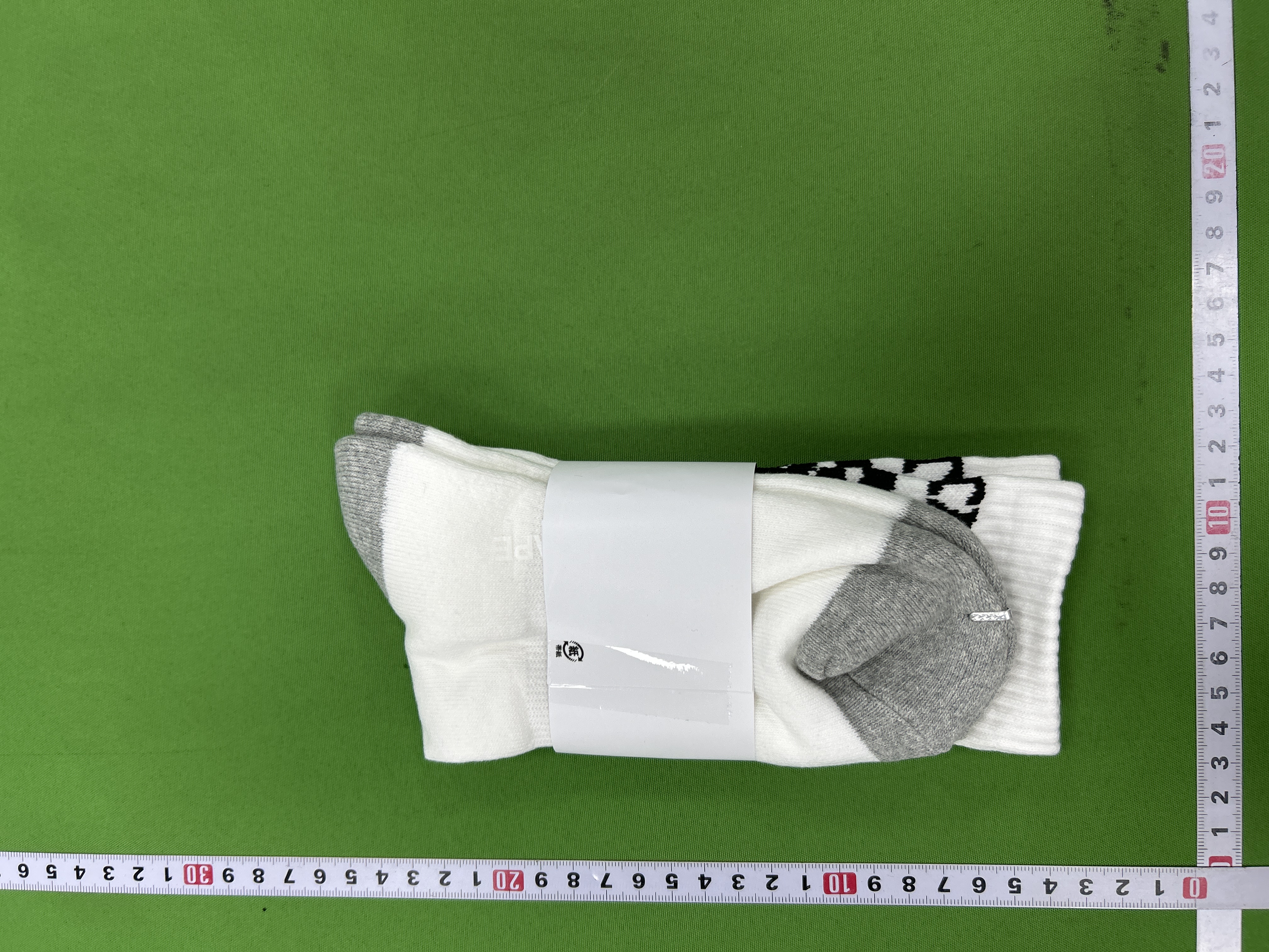 Foto QC 3 de BAPE Crew Socks Red