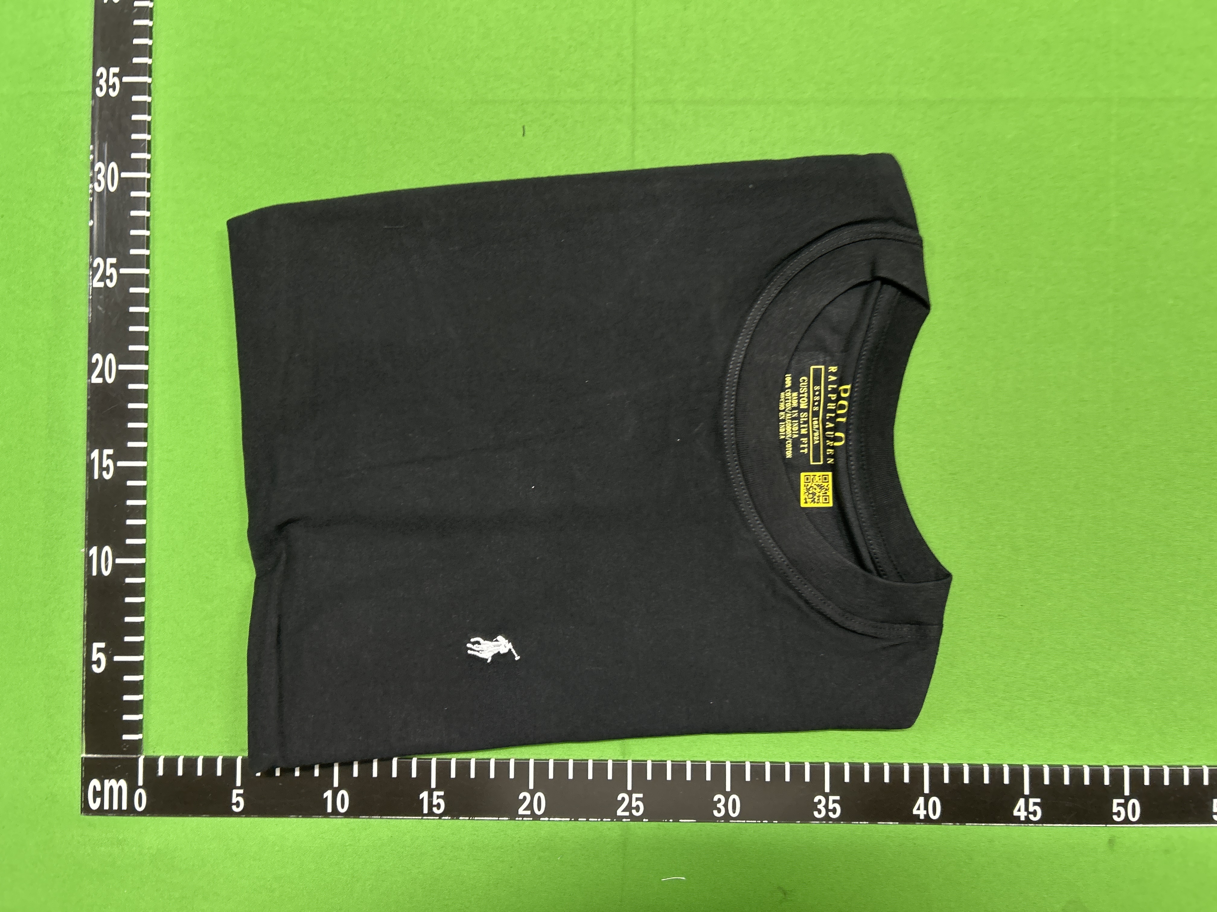 Foto QC 1 de Polo Ralph Lauren Custom Slim Fit T-shirt Small Pony Light Blue