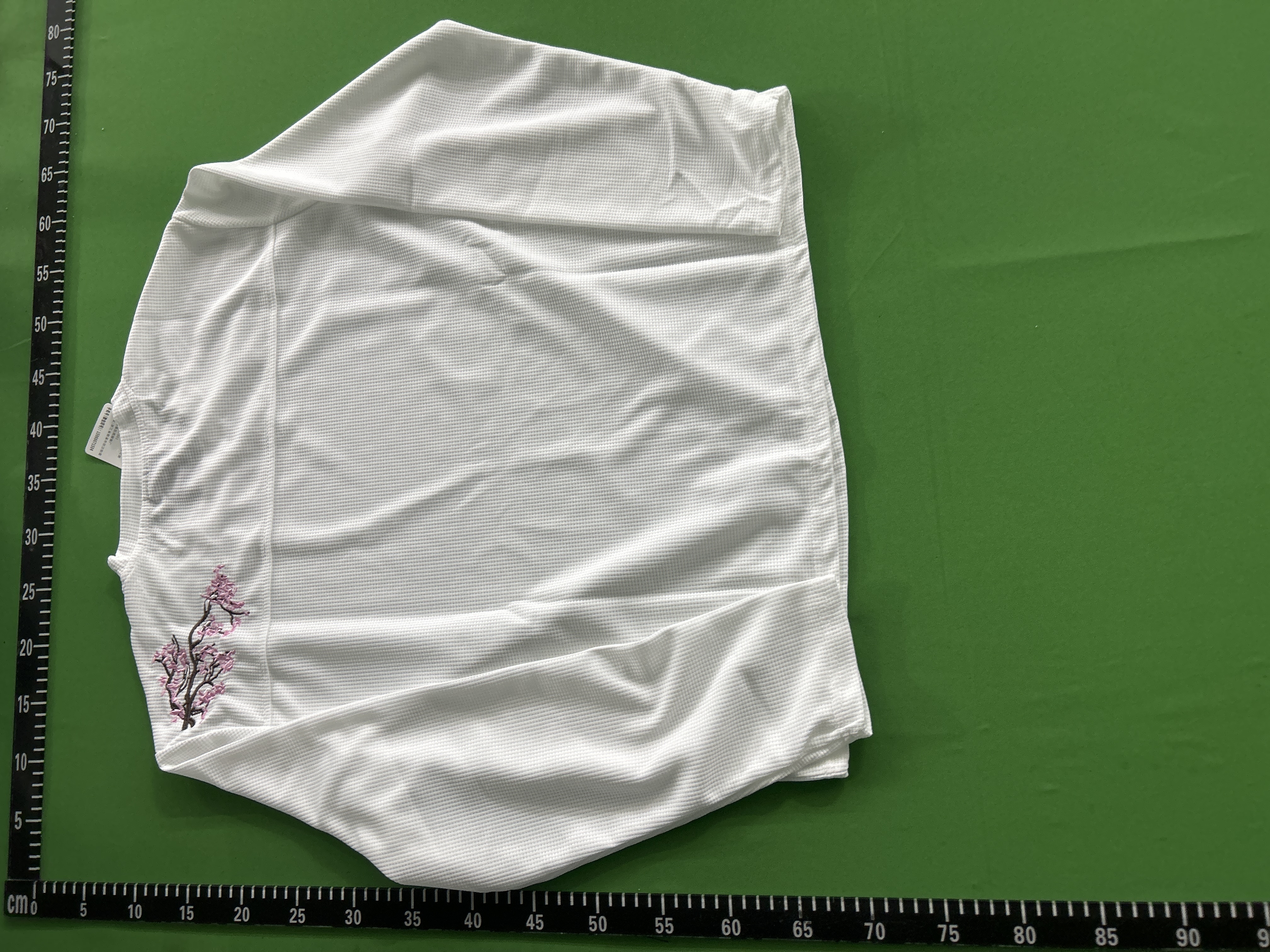 Foto QC 7 de Derschutze Blossom T-shirt Embroidery Grey