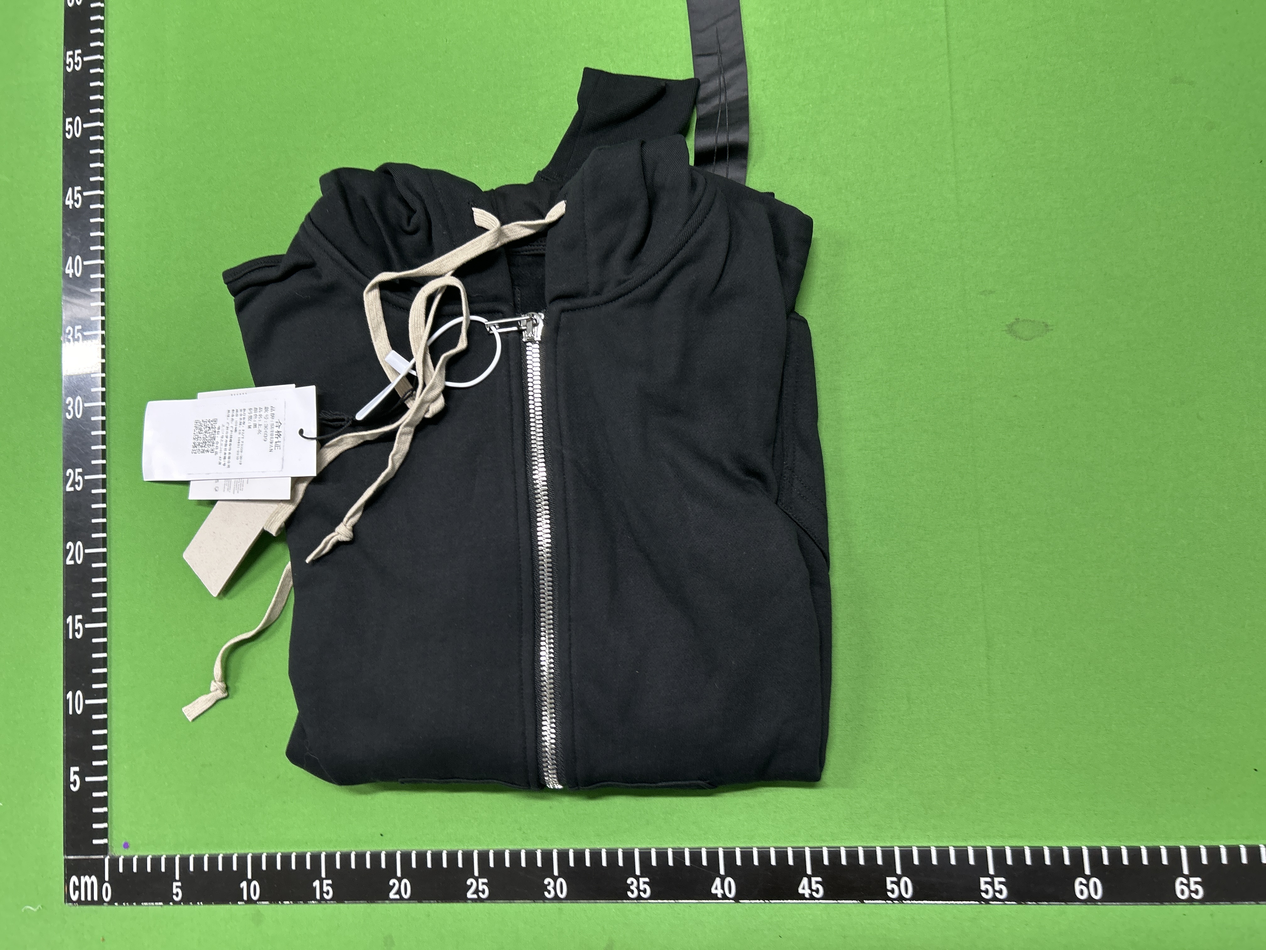 Foto QC 5 de Rick Owens Zip Sweater Zip-Up Hoodie White