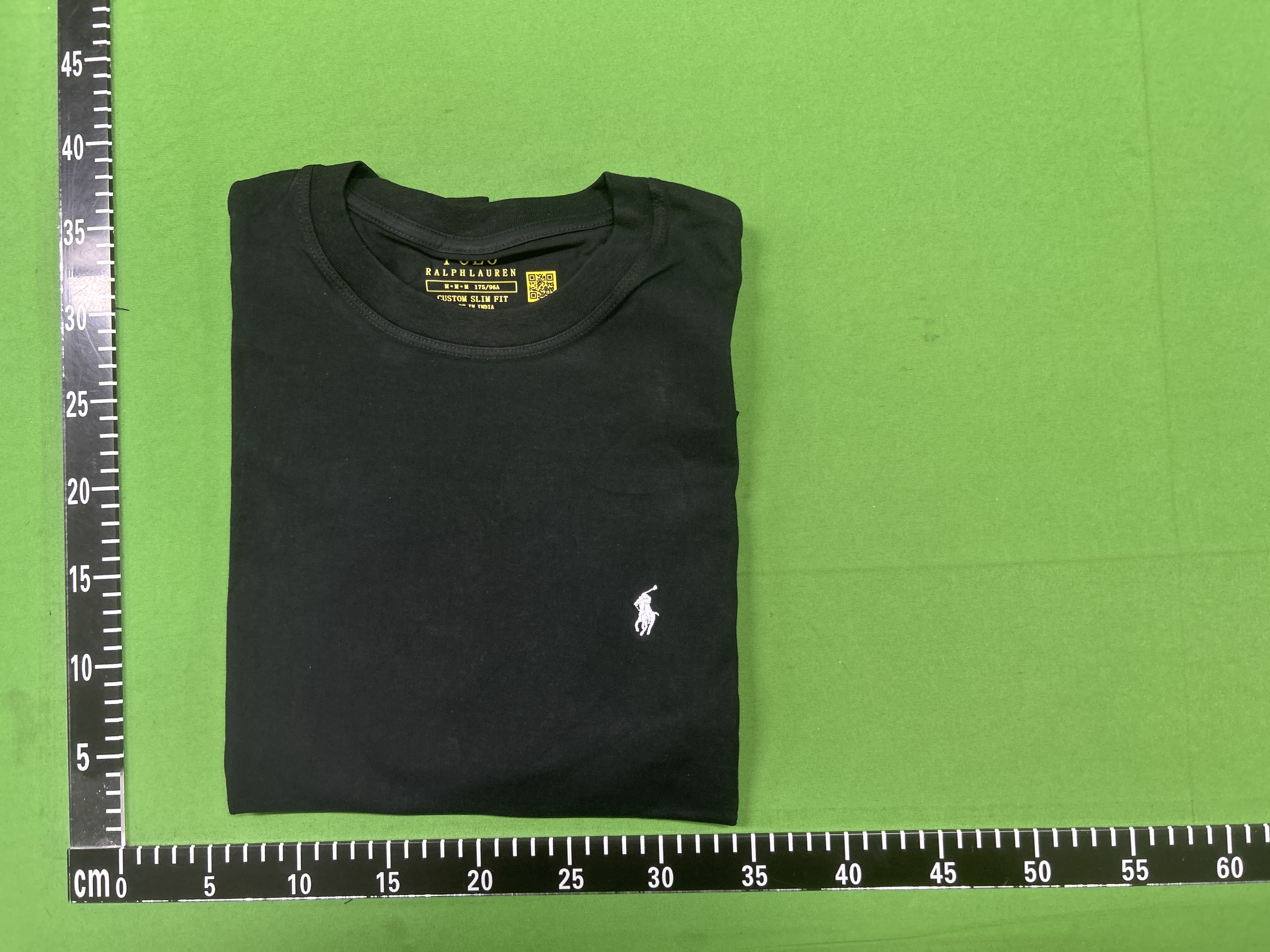 Foto QC 5 de Polo Ralph Lauren Custom Slim Fit T-shirt Small Pony Light Blue