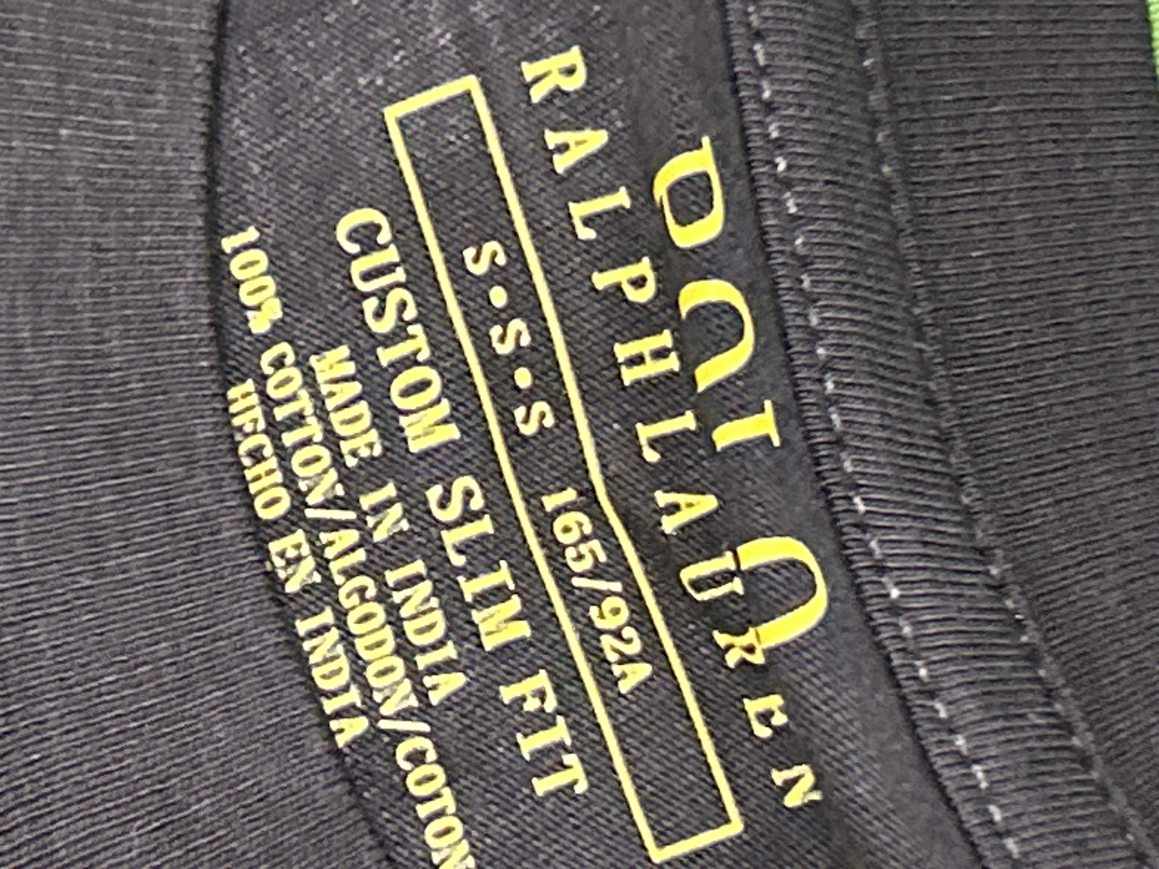 Foto QC 2 de Polo Ralph Lauren Custom Slim Fit T-shirt Small Pony Light Blue