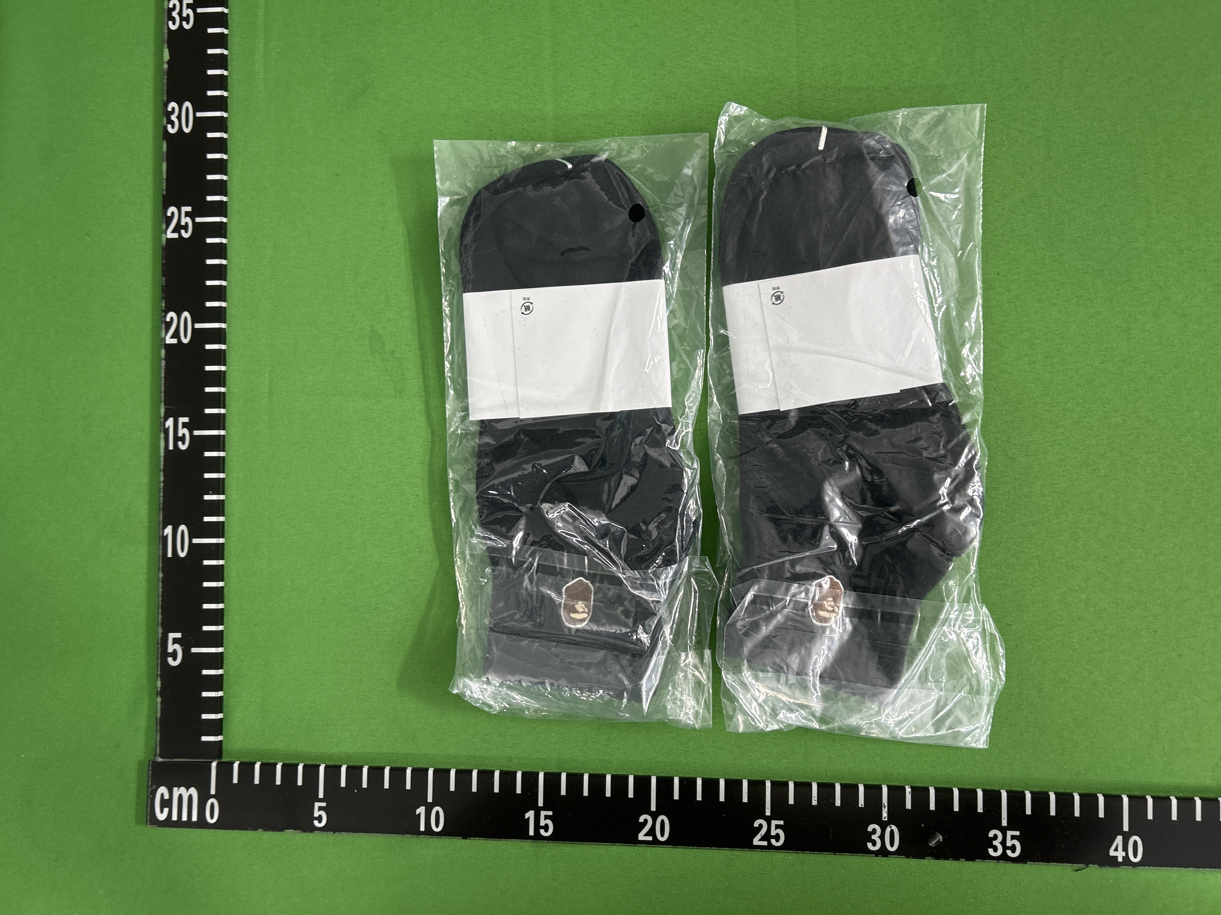 Foto QC 7 de BAPE Crew Socks Red