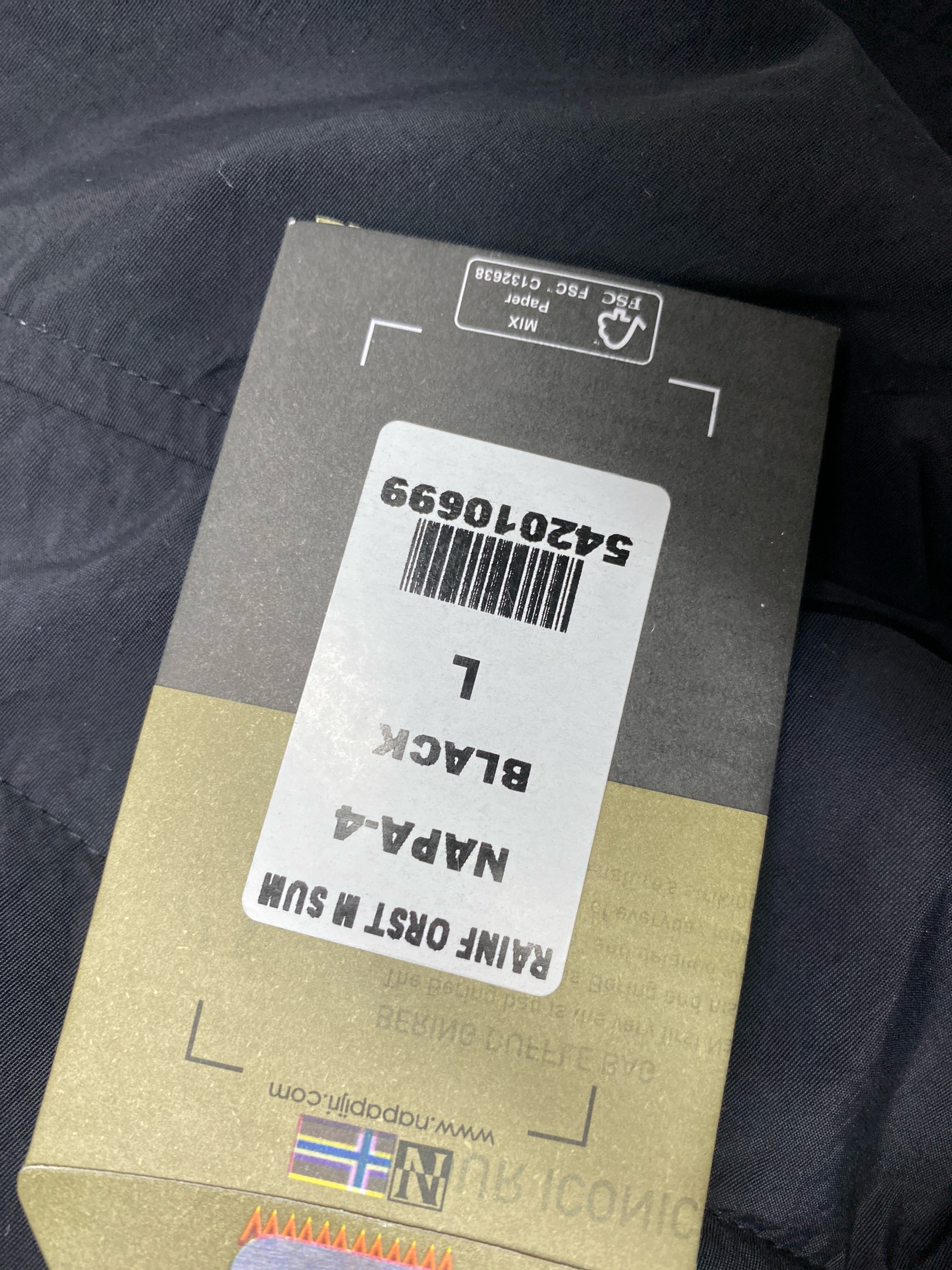 Foto QC 5 de Napapijri Rainforest Anorak Jacket Padded Black