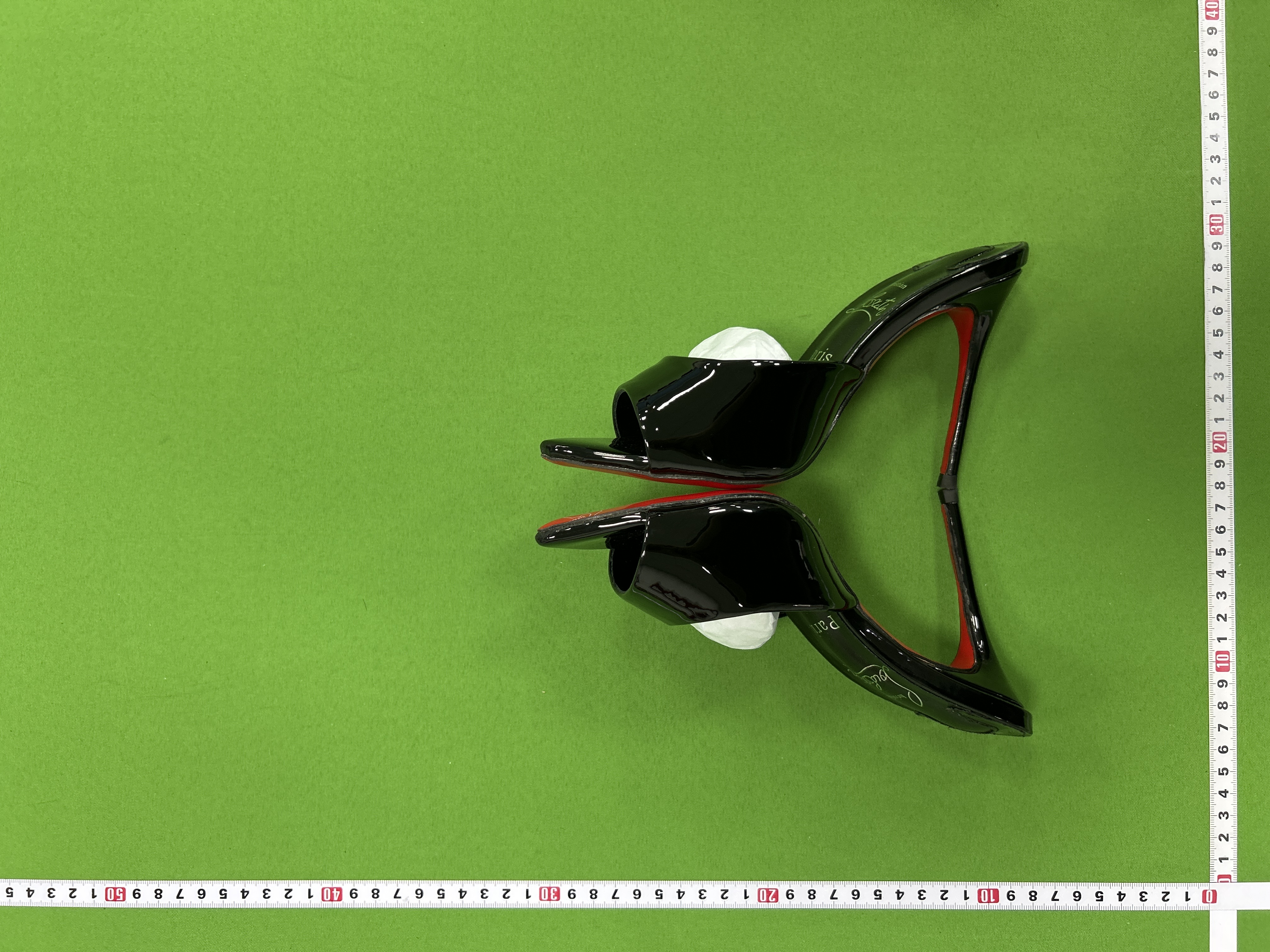 Foto QC 3 de Christian Louboutin Just Queen Leather High Heel Sandals Silver Embellished Black