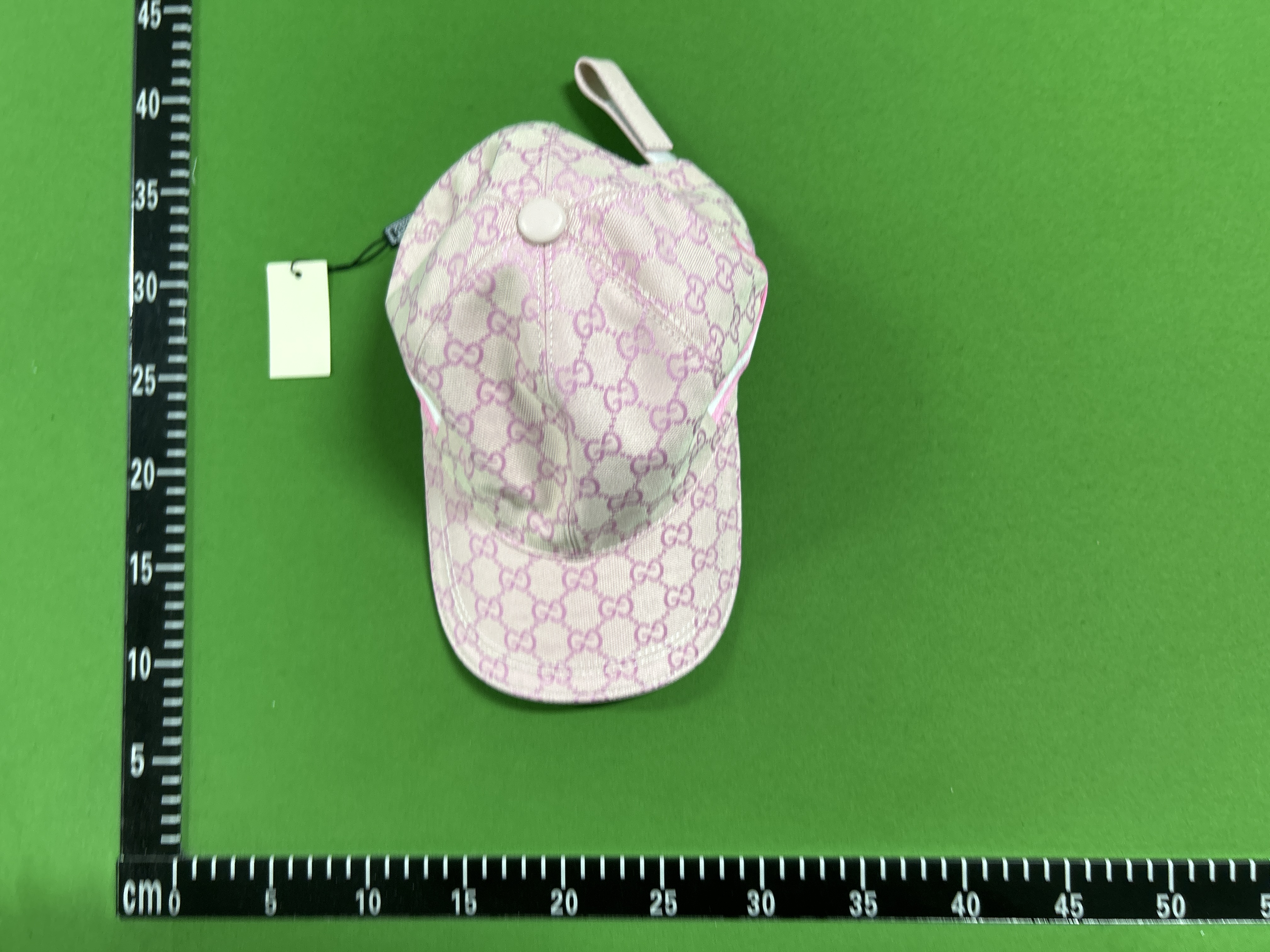 Foto QC 4 de Gucci GG Supreme Web Baseball Cap Black