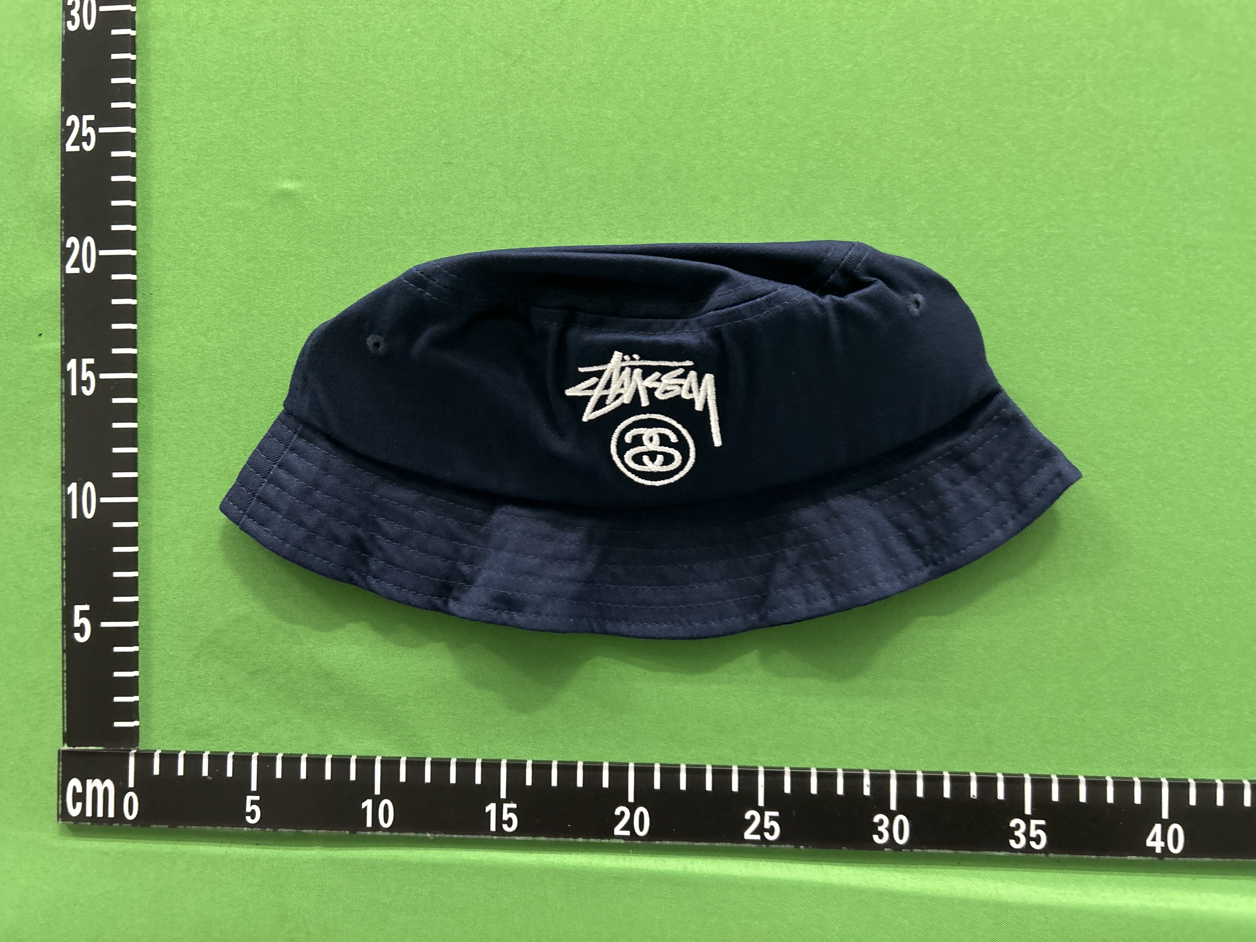 Foto QC 3 de Stussy Stock Logo Cap Navy