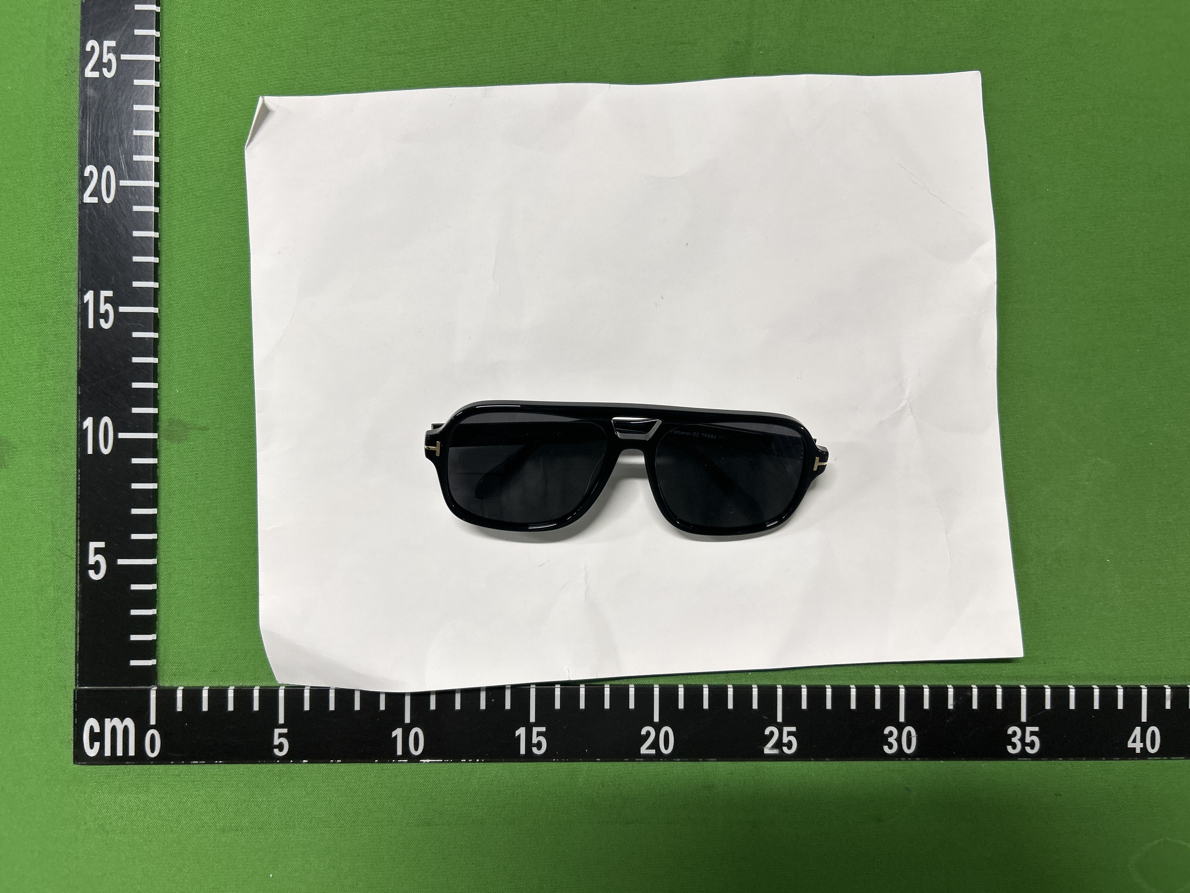 Foto QC 4 de Tom Ford Cat-Eye Acetate Sunglasses Clear Havana Gradient