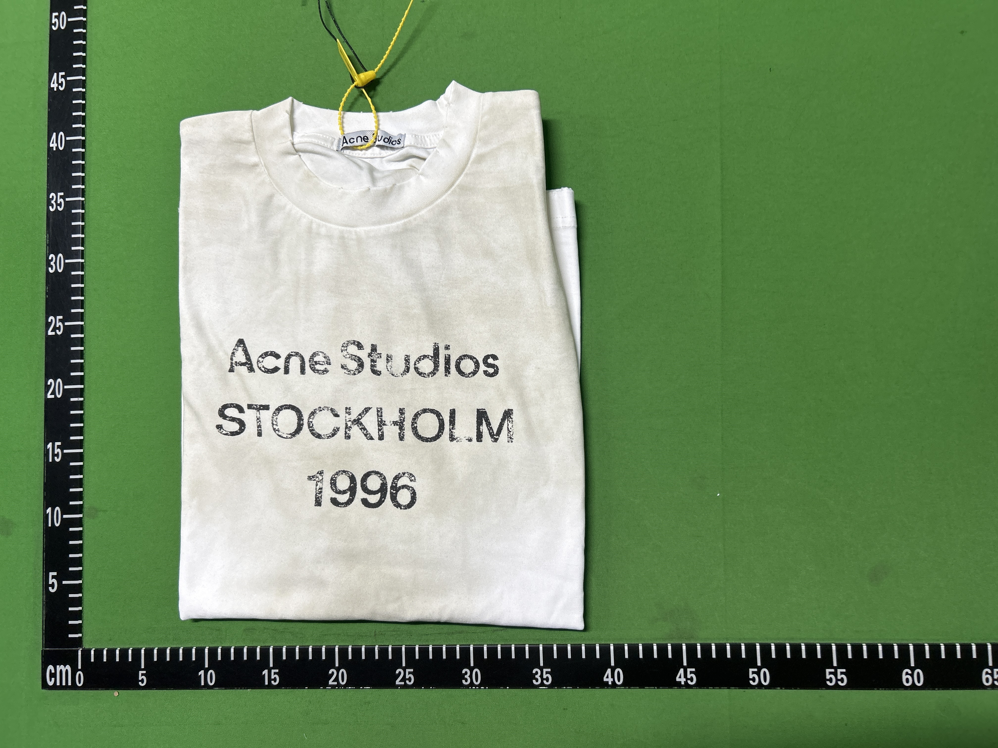 Foto QC 7 de Acne Studios 1996 Sweater Sprayed Logo Tango Pink