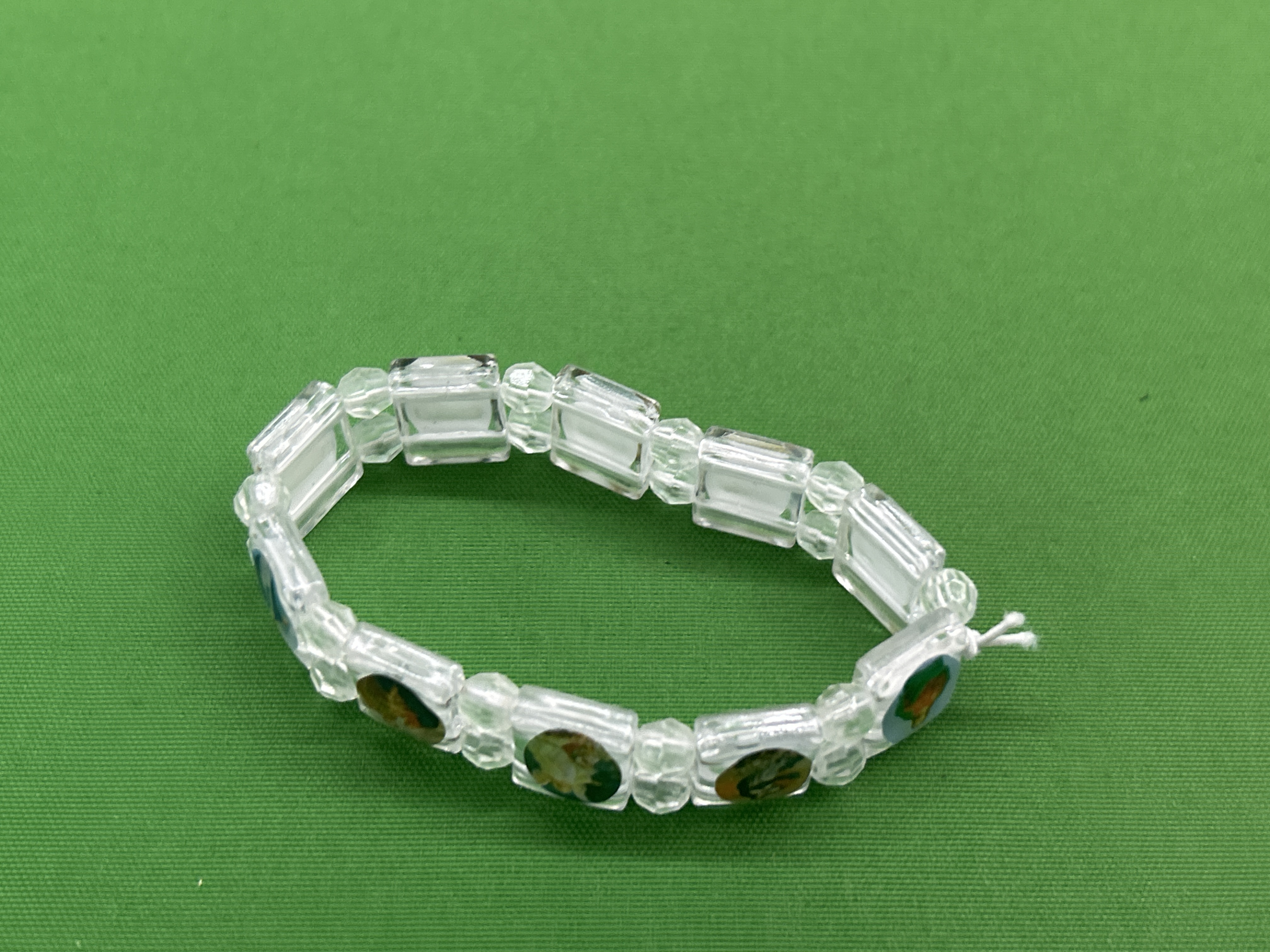 Foto QC 8 de Generic Bracelet PVC Rosary Pink