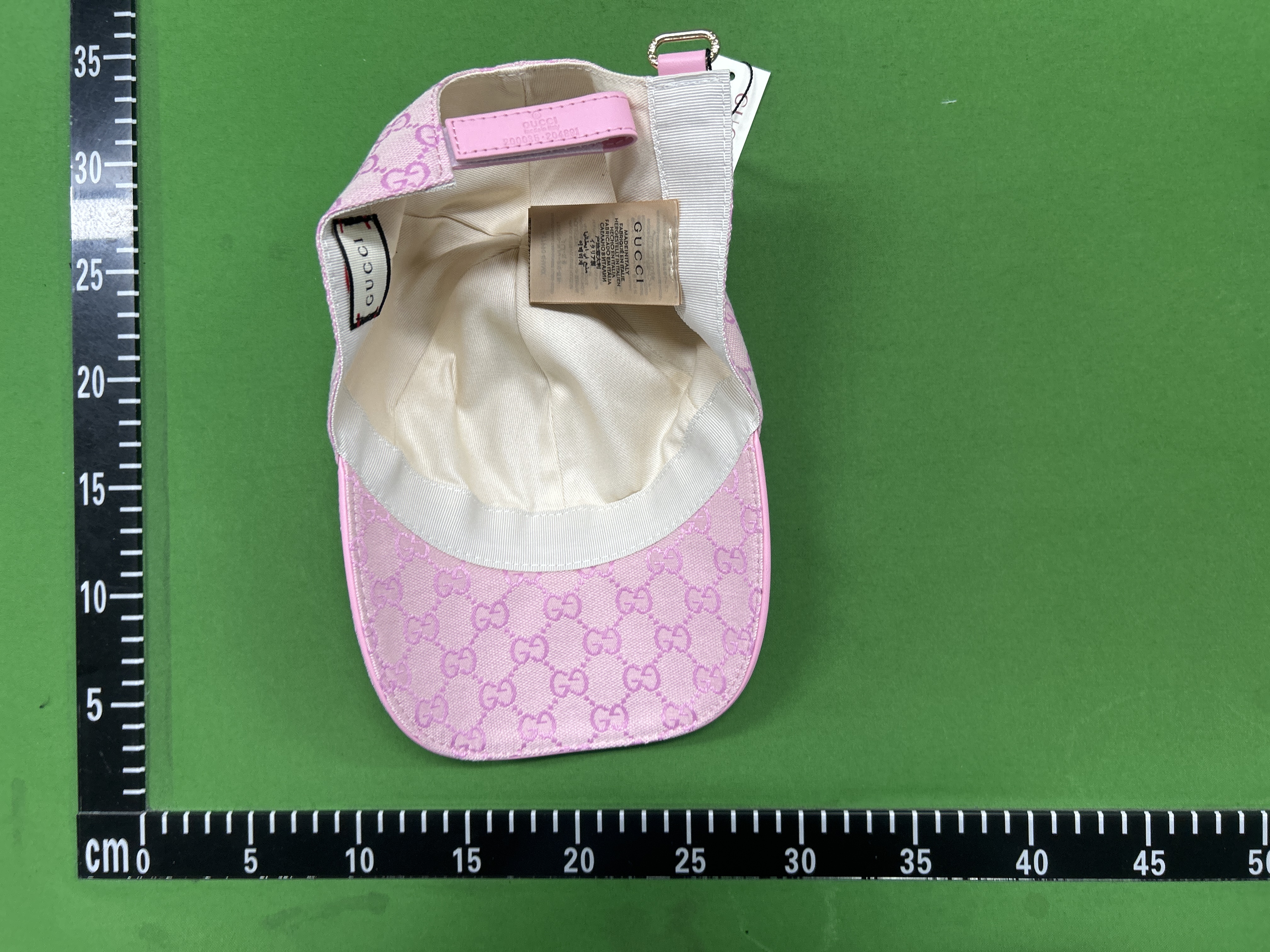Foto QC 3 de Gucci Original GG Canvas Cap Pink