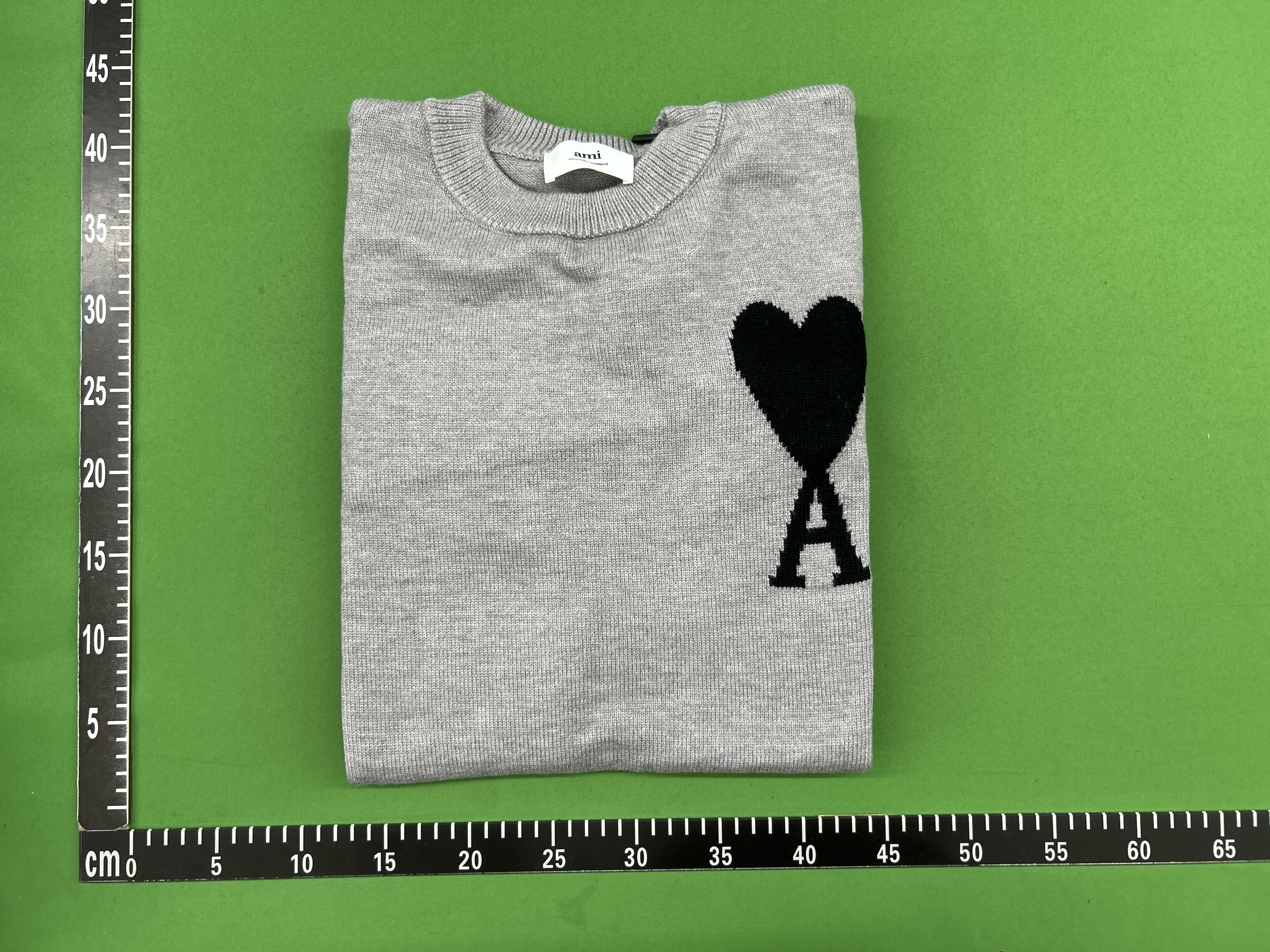 Foto QC 1 de Ami Paris Ami de Coeur Crewneck Sweater Black