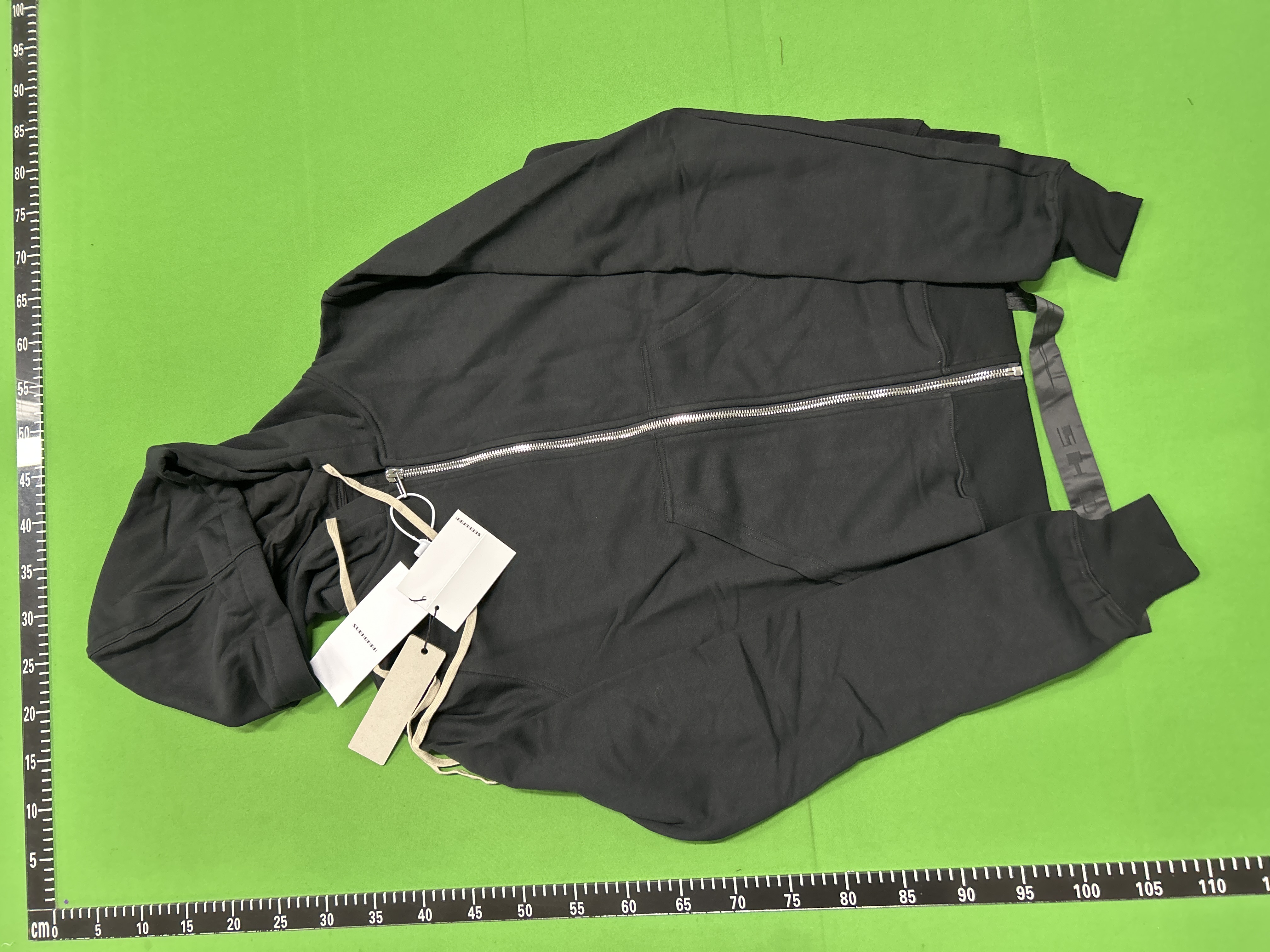 Foto QC 7 de Rick Owens Zip Sweater Zip-Up Hoodie White