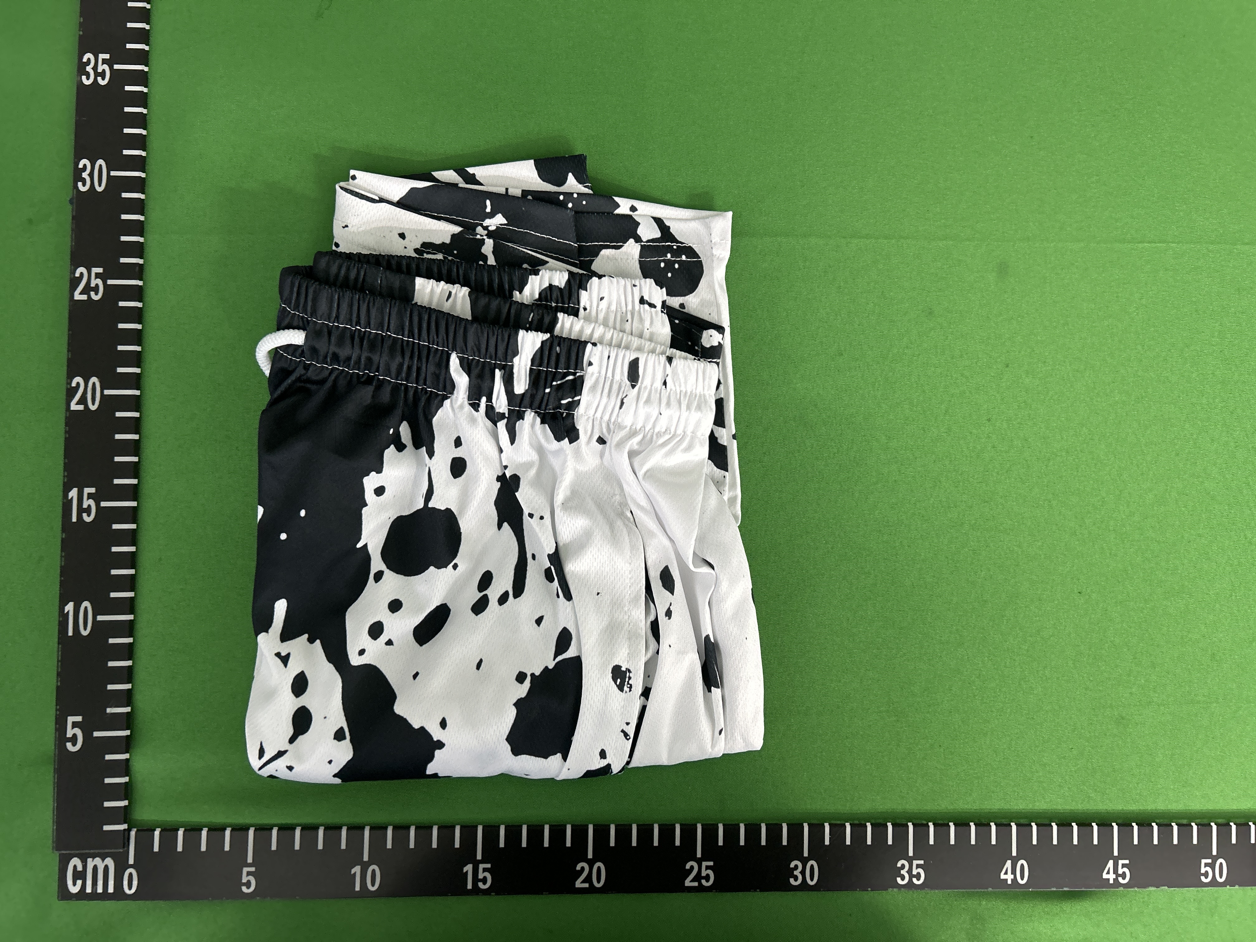 Foto QC 6 de Eric Emanuel Basic Short Basketball Shorts Mesh Clouds Print Blue White
