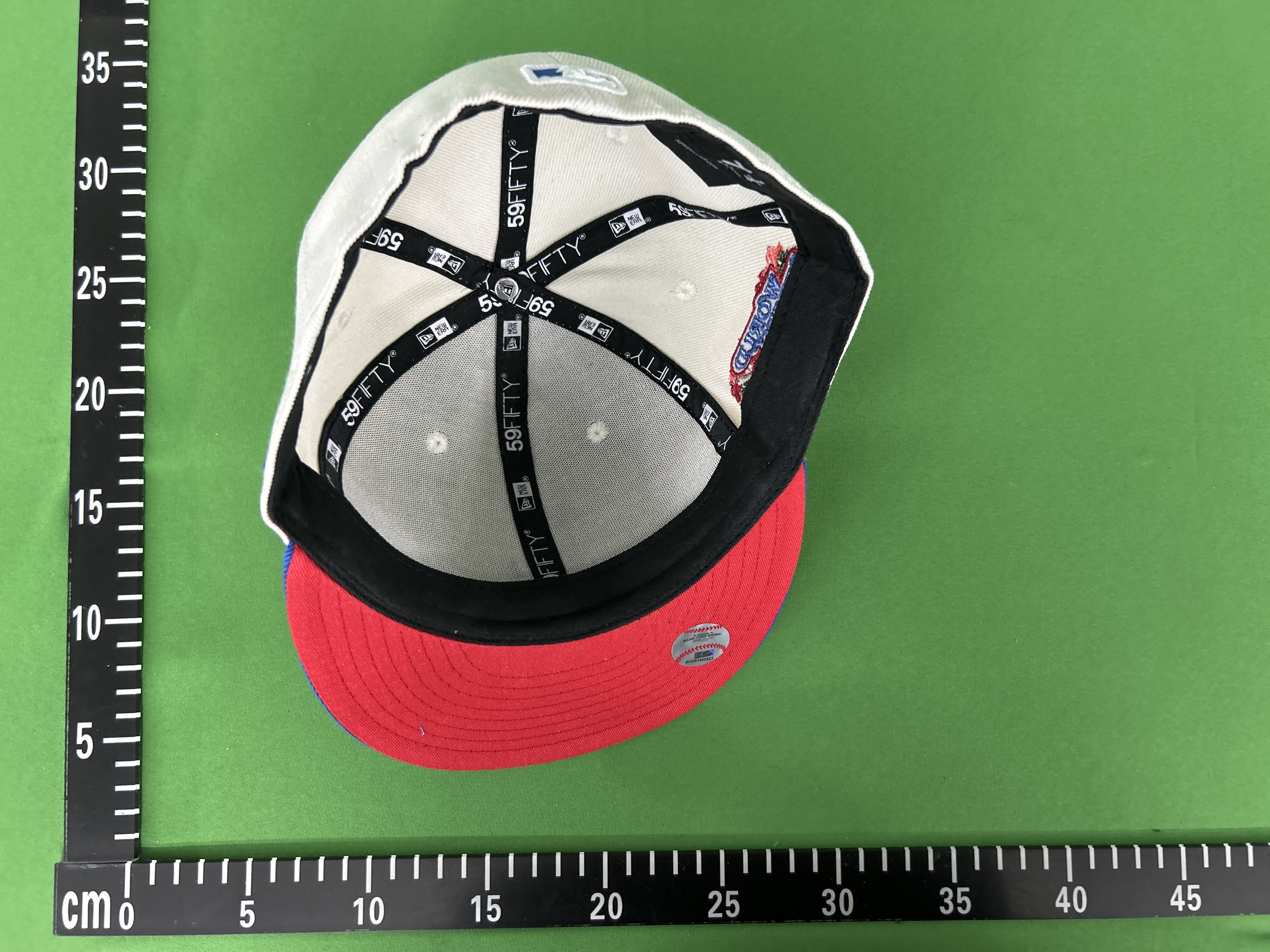 Foto QC 7 de New Era Los Angeles Dodgers Team Heart 1988 World Series 59FIFTY Cap Royal Blue
