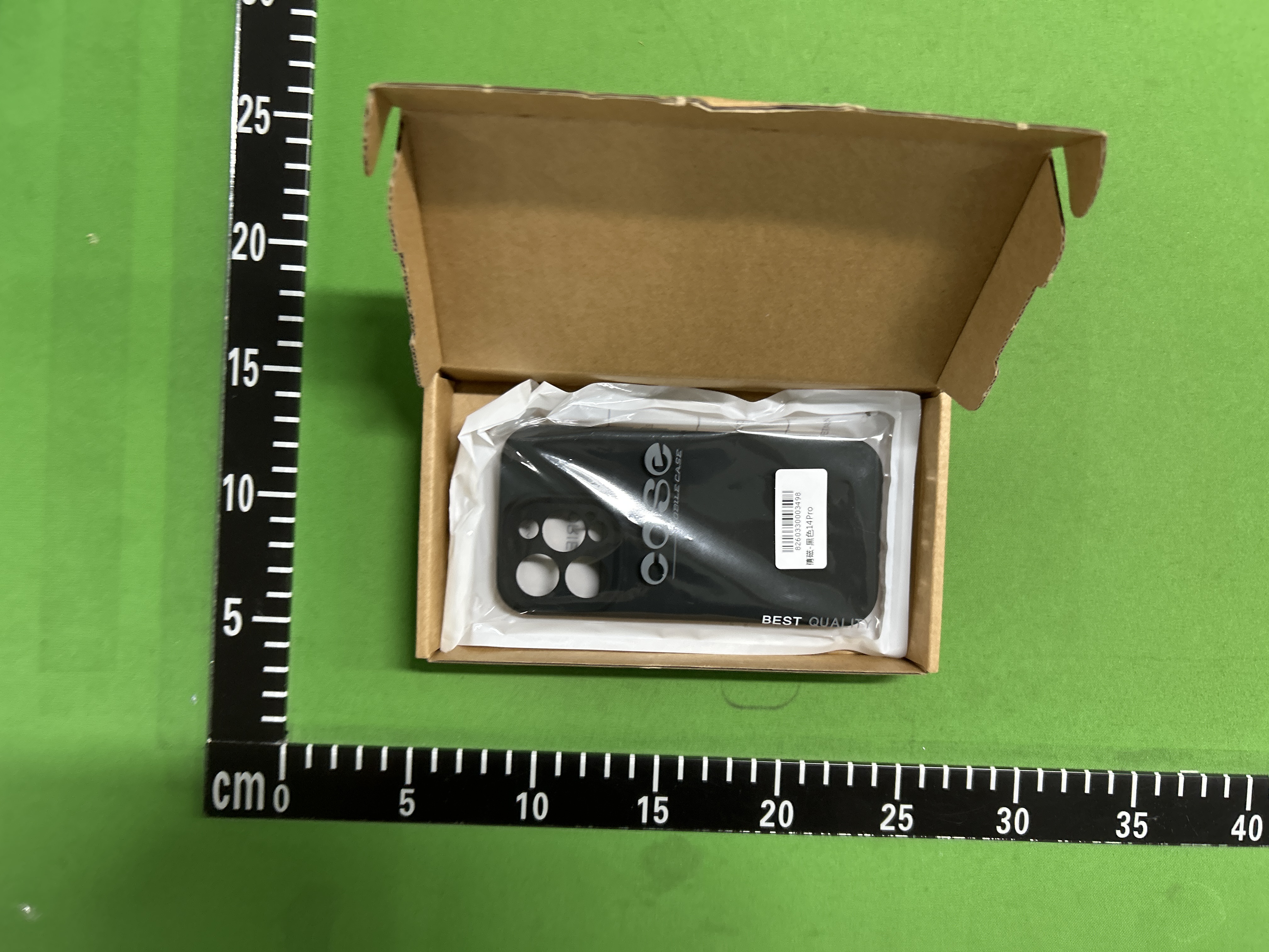 Foto QC 7 de Stone Island Logo Print Case for iPhone 15 Pro Max Black