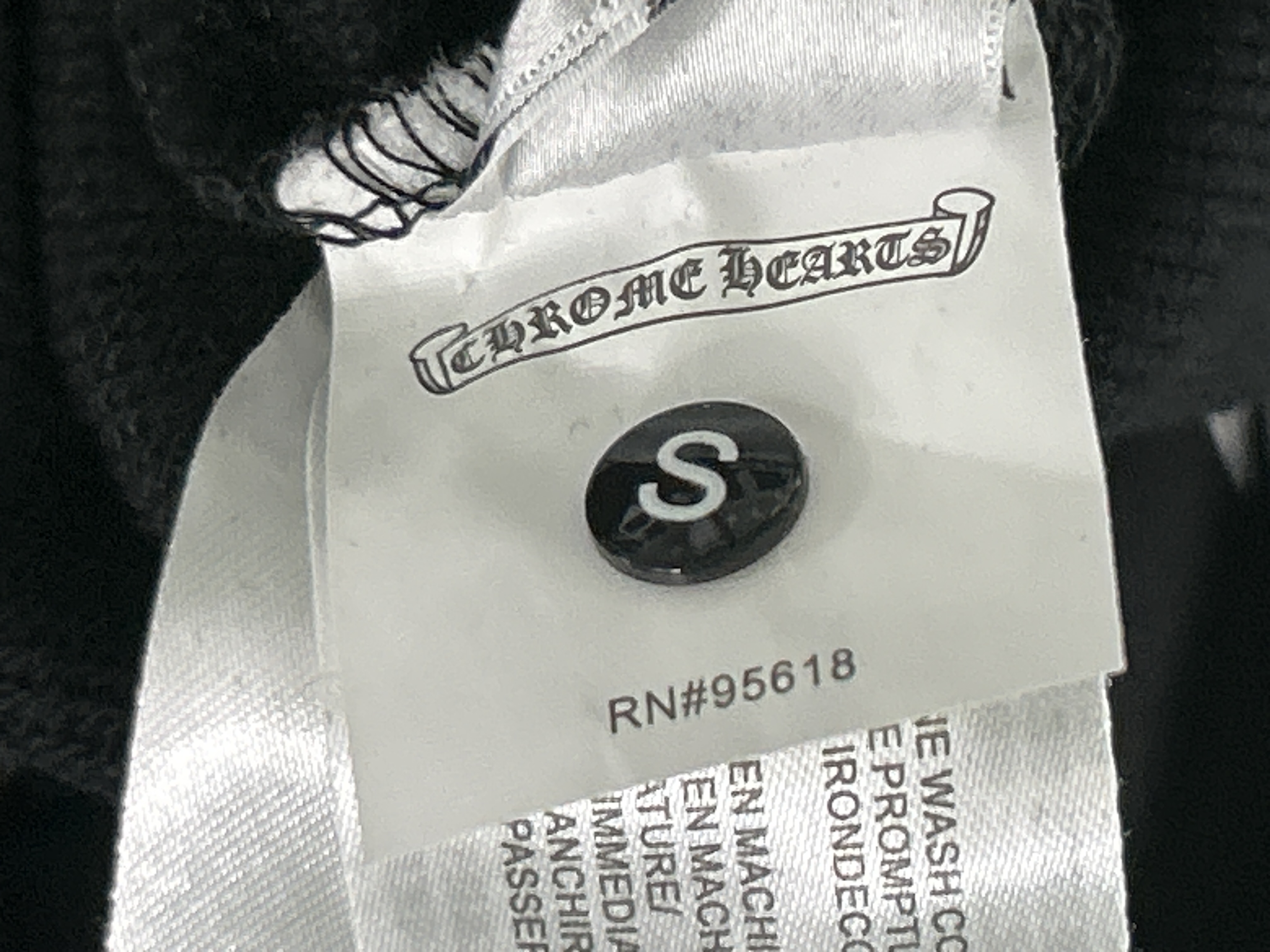Foto QC 6 de Chrome Hearts Rolling Stones Zip Sweater Hoodie Black