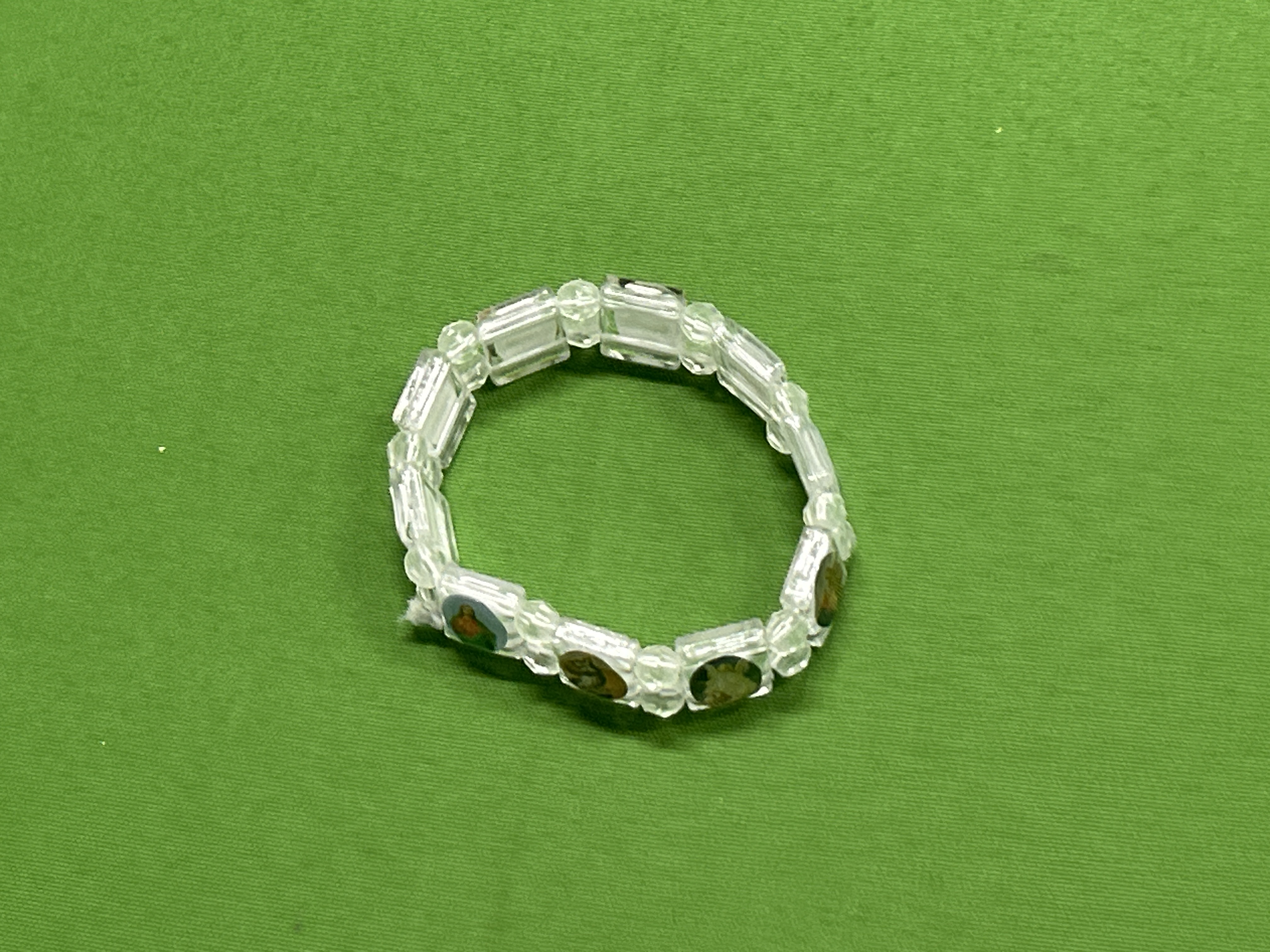 Foto QC 6 de Generic Bracelet PVC Rosary Pink