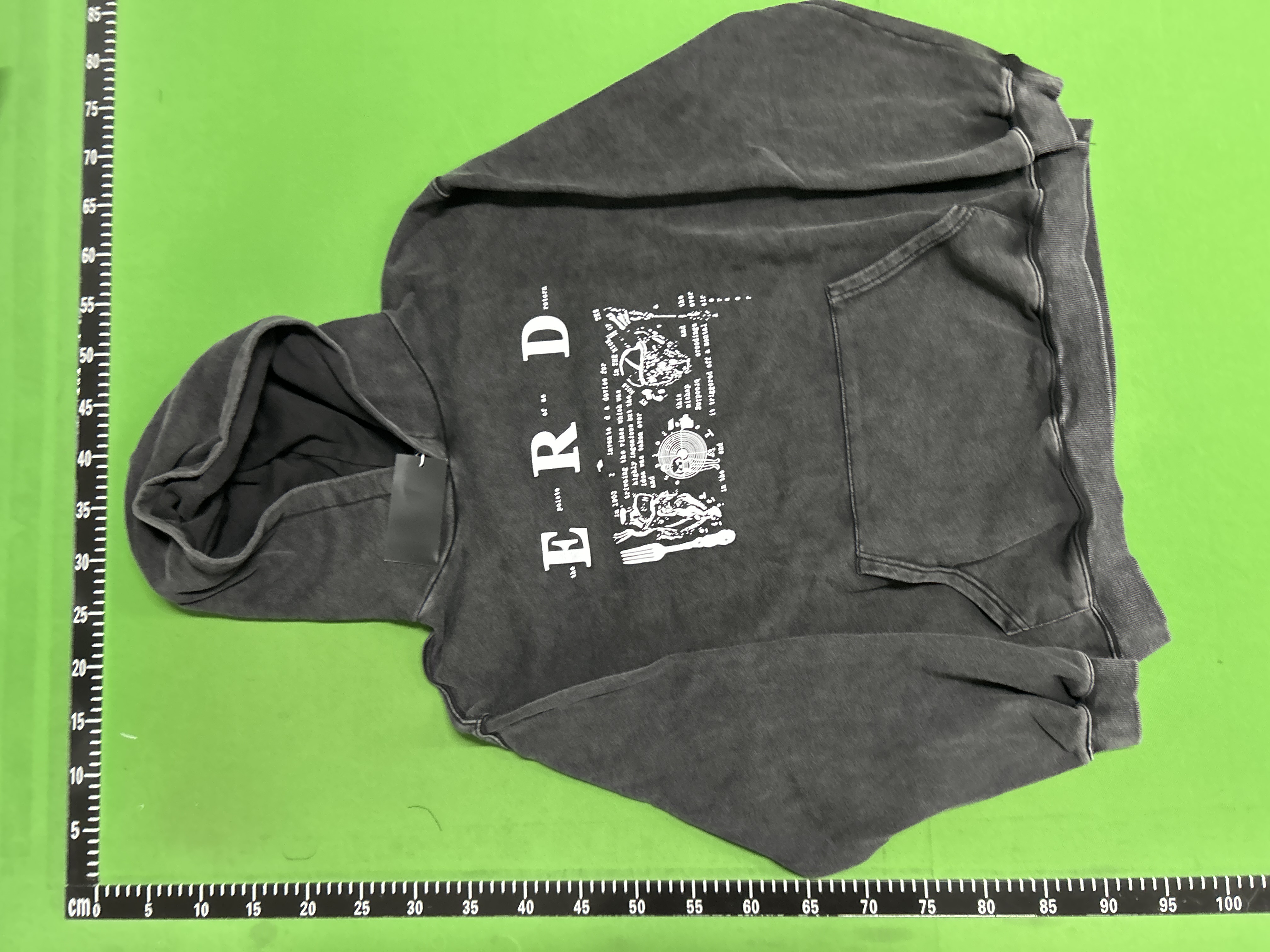 Foto QC 2 de Enfants Riches Déprimés ERD The Point of the Private Property Hoodie Faded Black