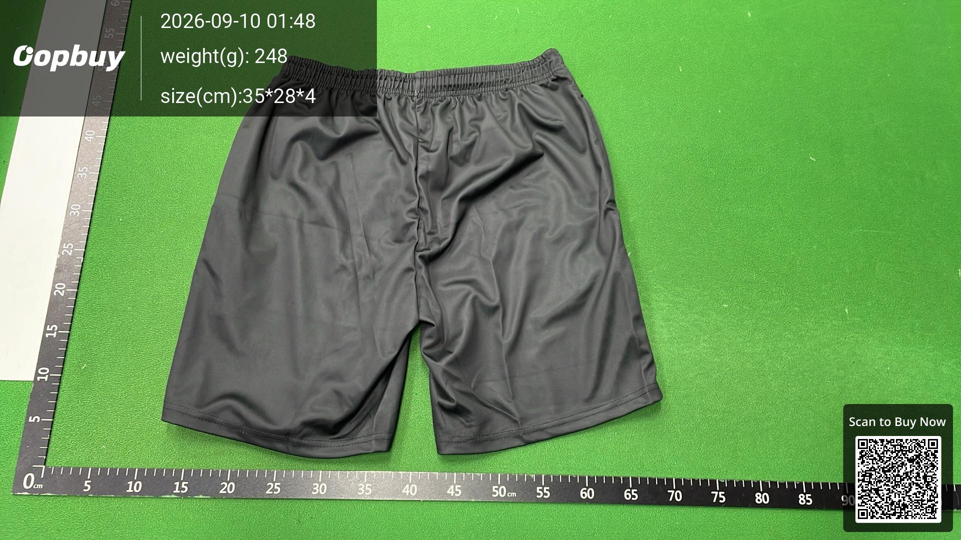 Foto QC 3 de Hellstar Sports Flame Sweat Shorts Washed Black