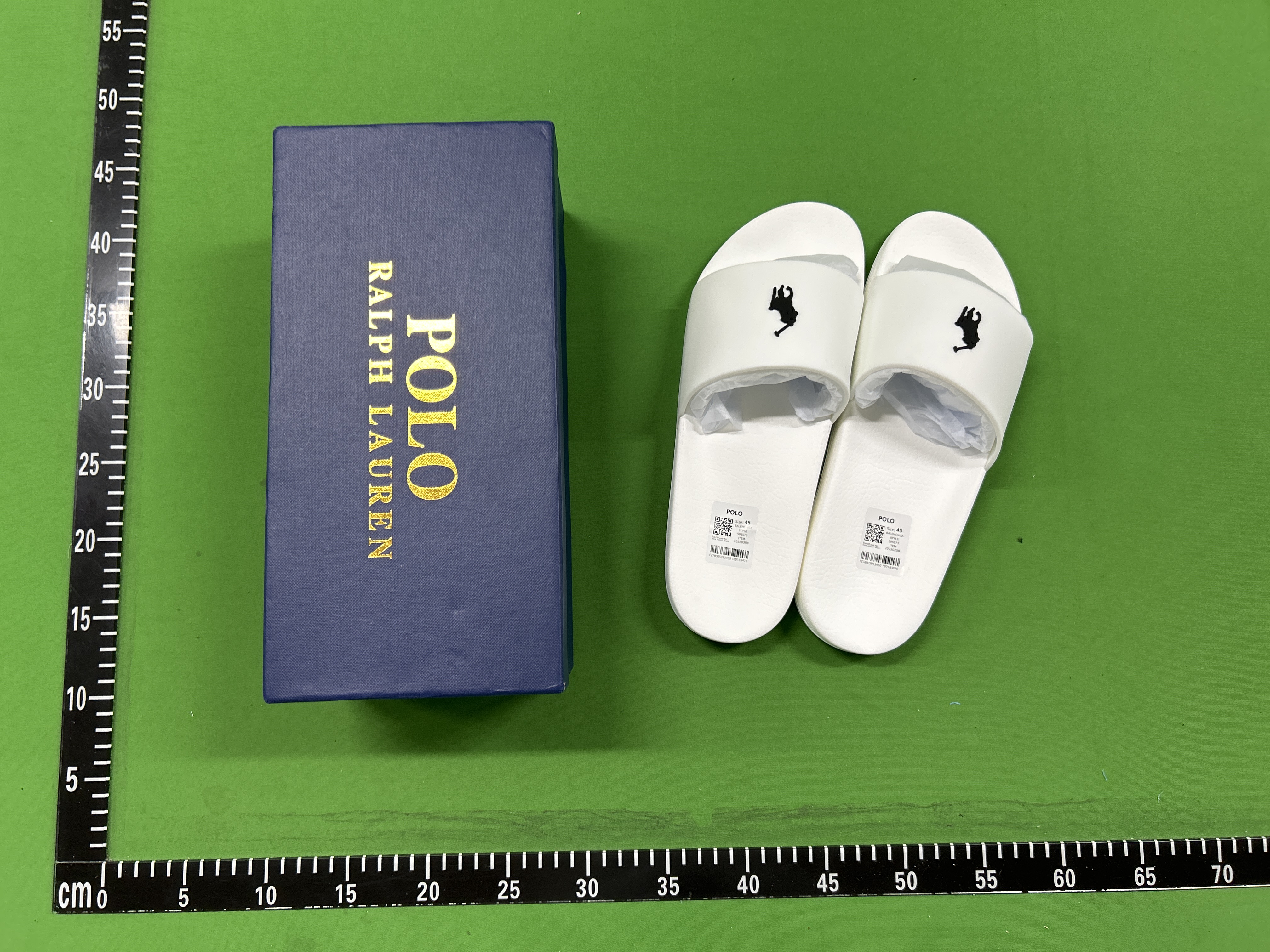 Foto QC 2 de Polo Ralph Lauren Slide Rubber Black Red