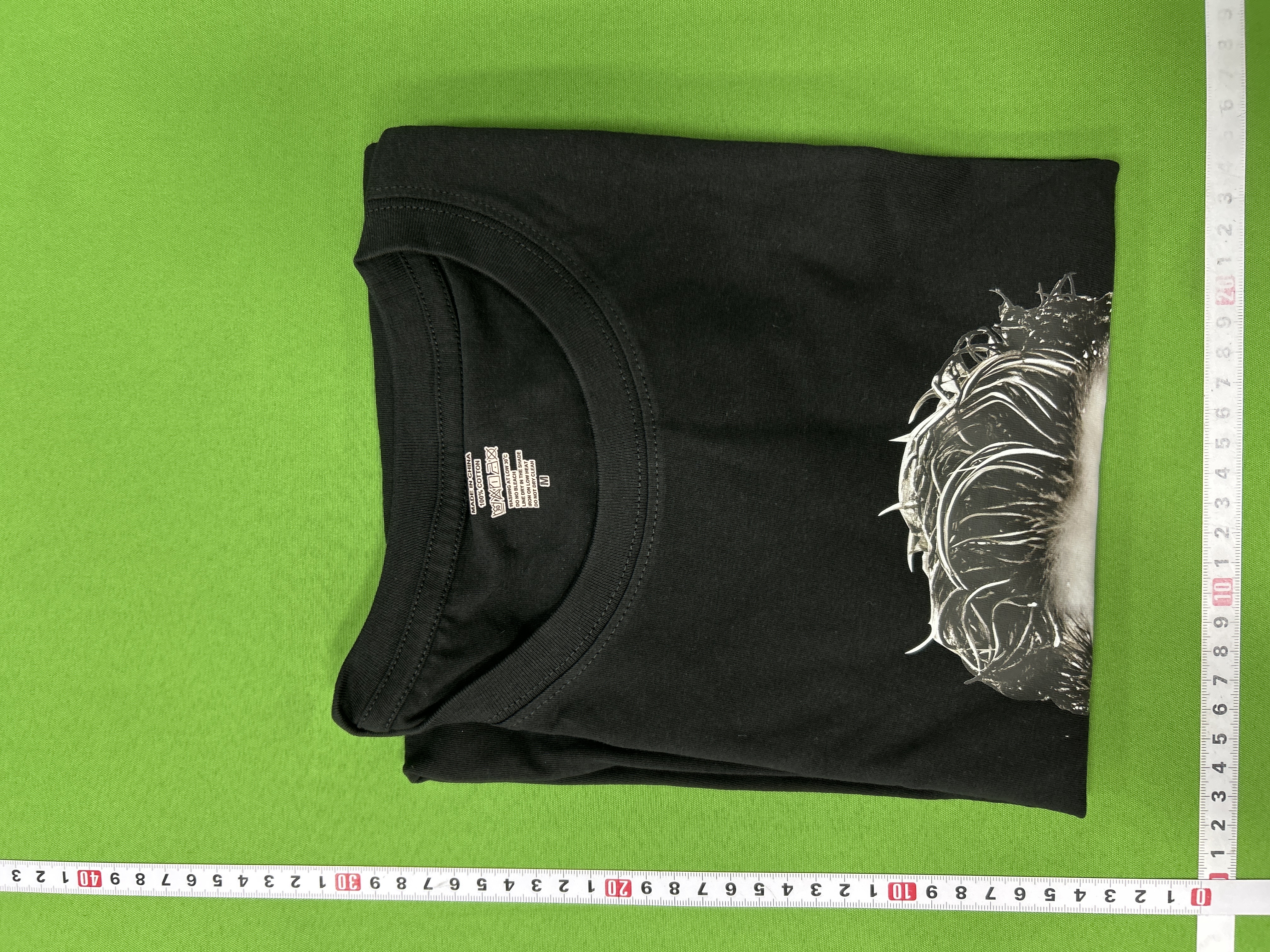 Foto QC 1 de Other Cristiano Ronaldo T-shirt Portrait Number 7 Black