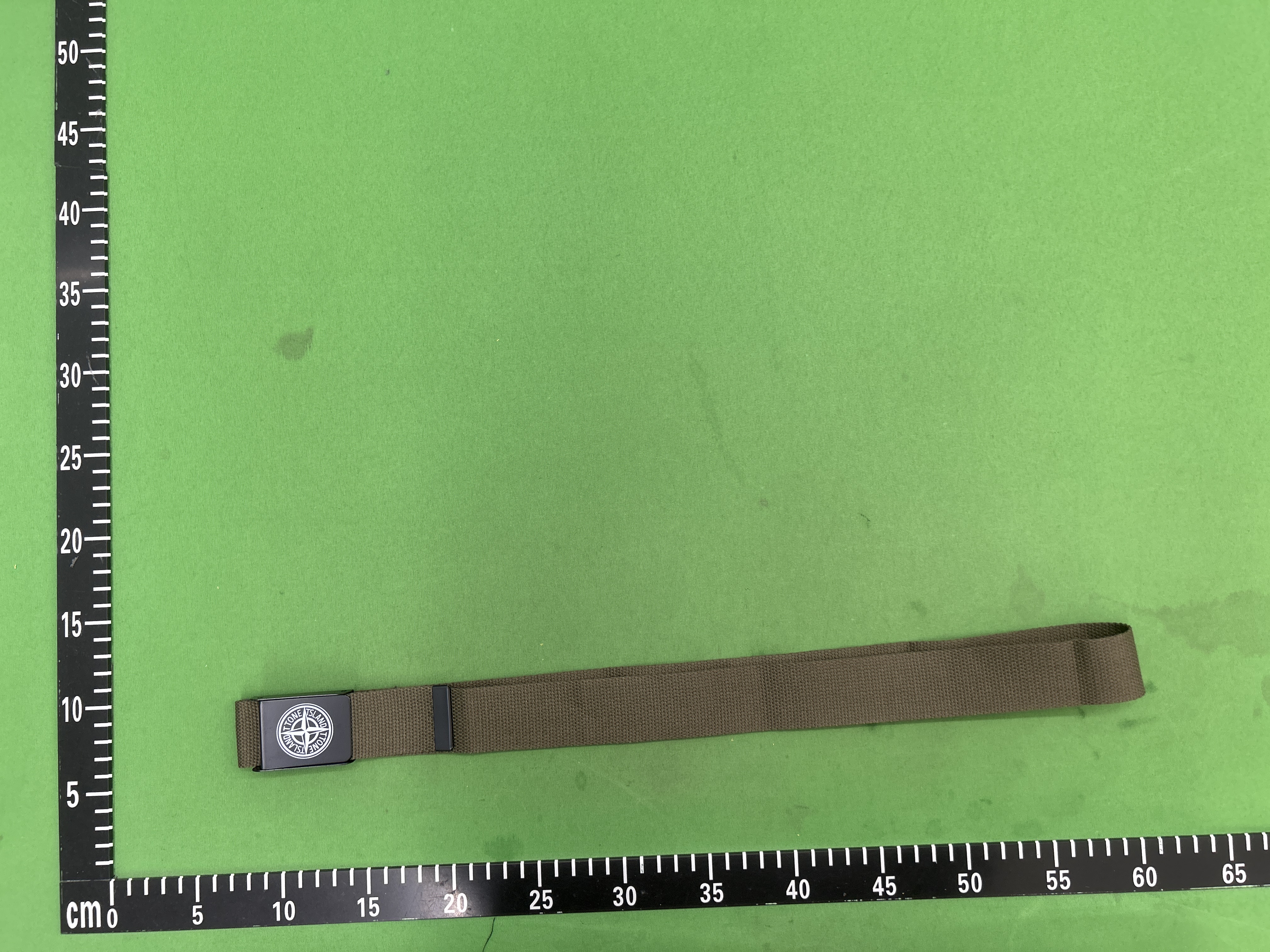 Foto QC 1 de Stone Island Compass Logo Webbing Belt Black