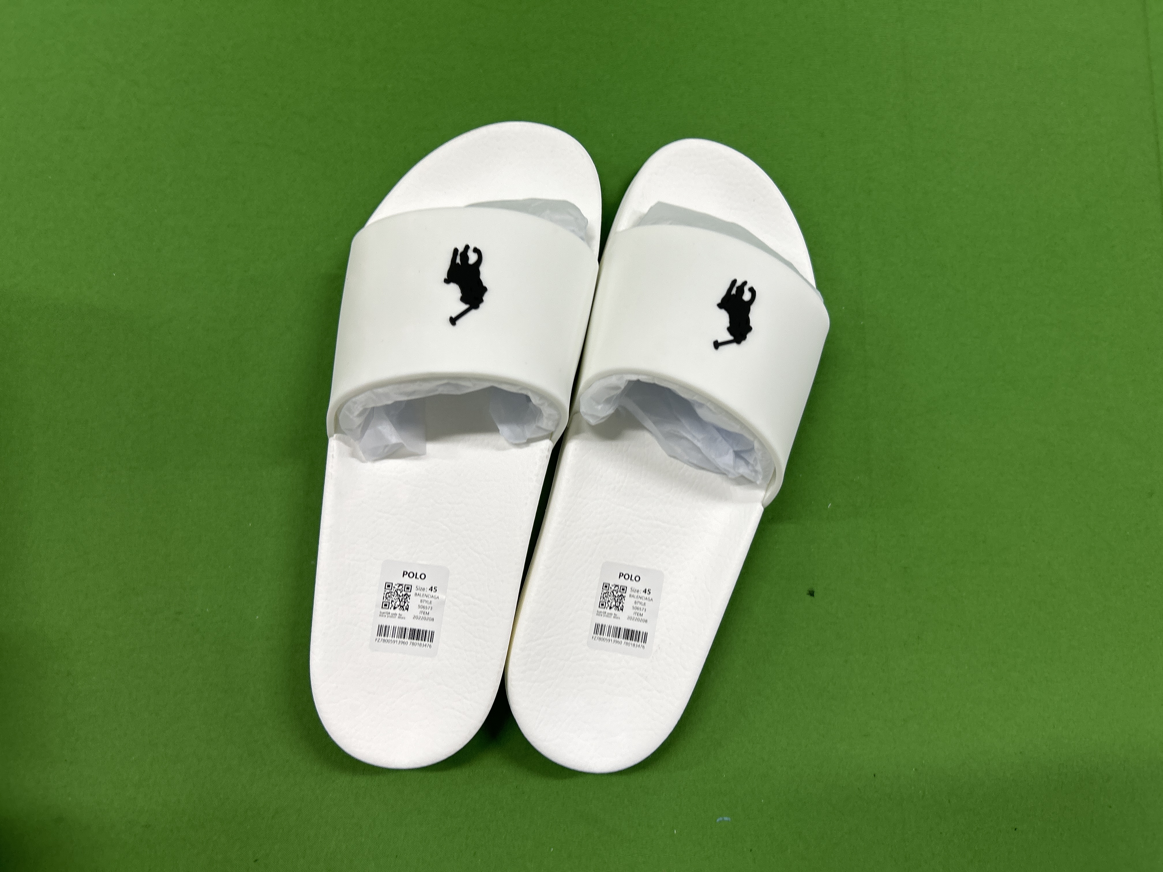 Foto QC 3 de Polo Ralph Lauren Slide Rubber Black Red