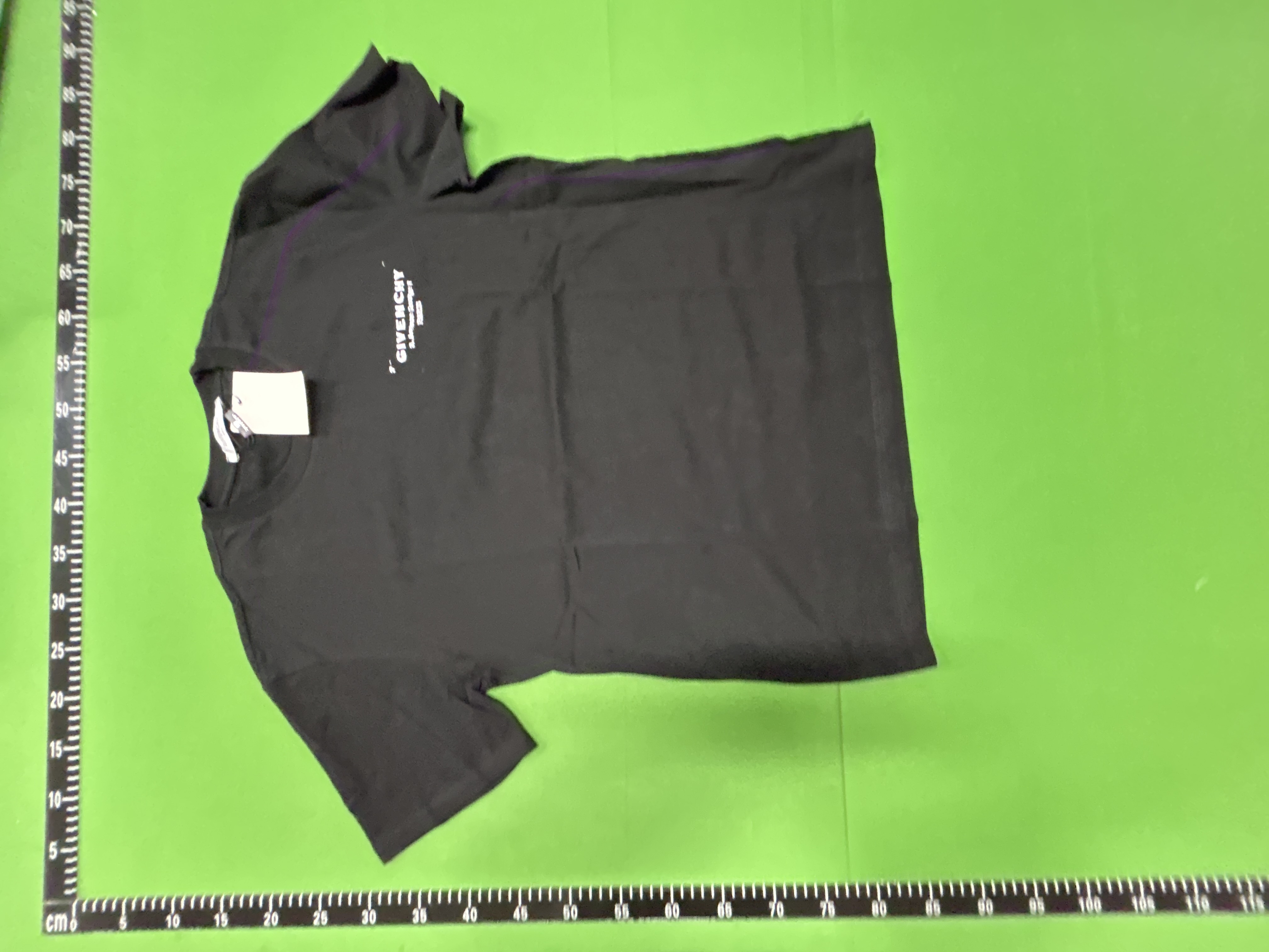 Foto QC 3 de Givenchy T-shirt George V Address Print Black