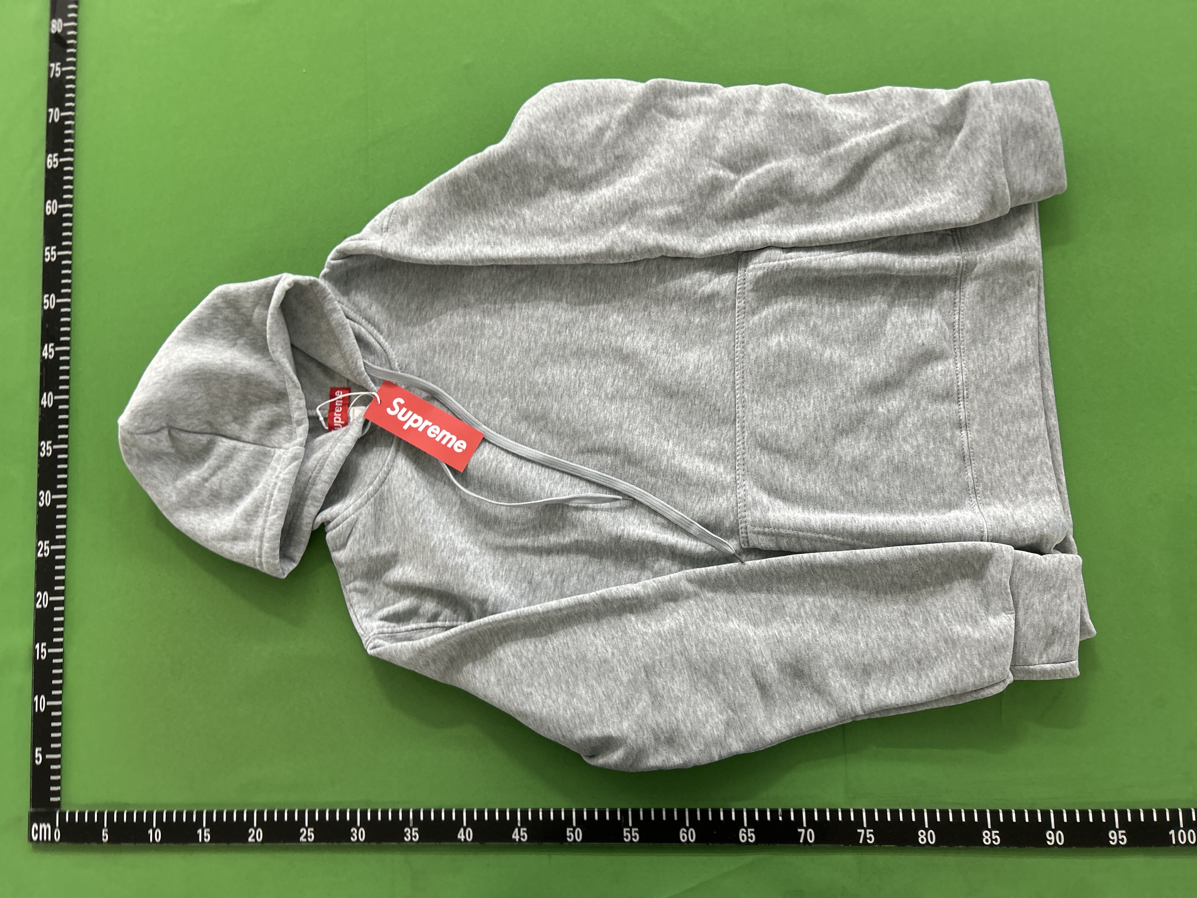 Foto QC 3 de Supreme Satin Appliqué Sweatpants Heather Grey