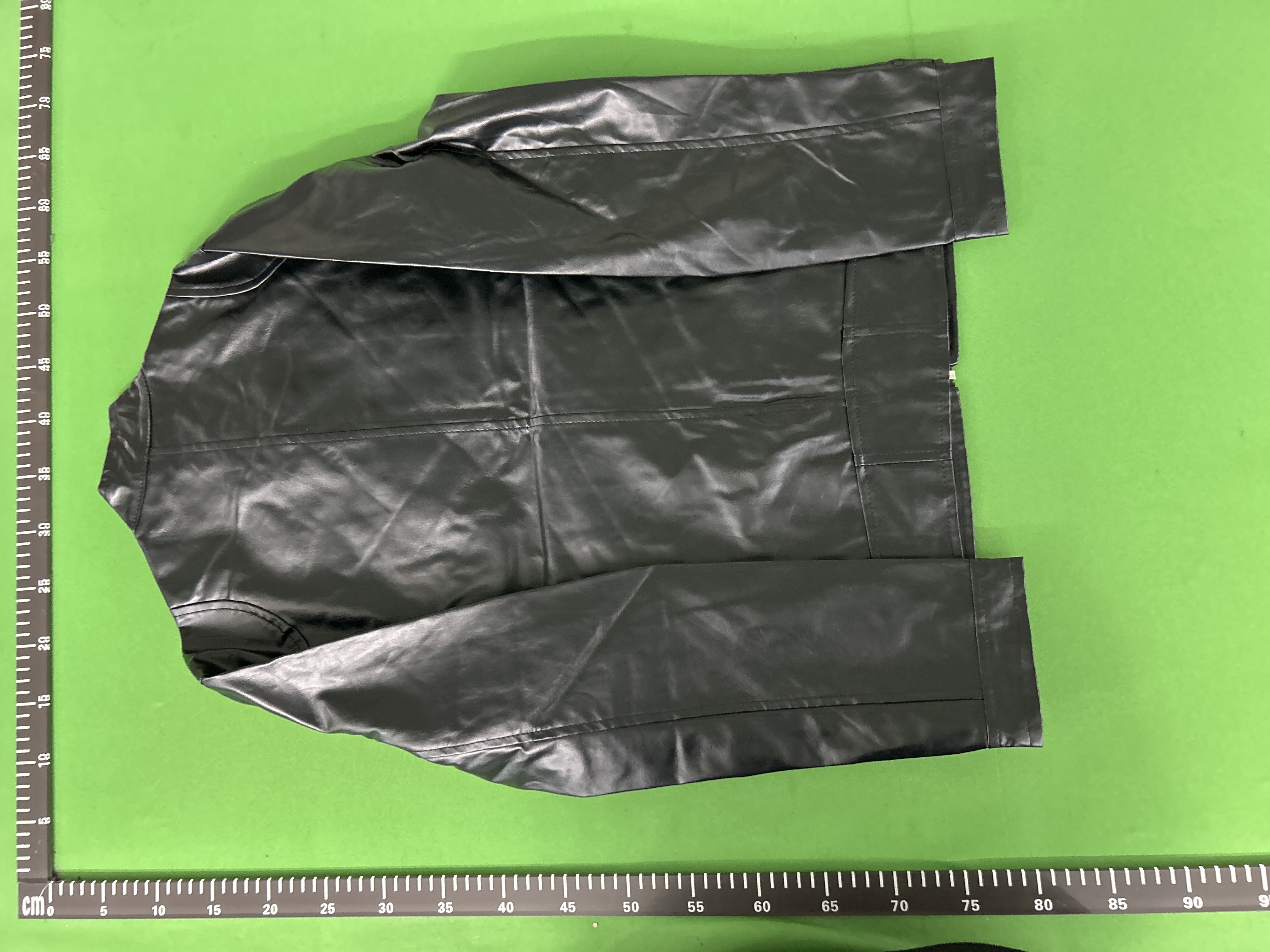 Foto QC 8 de Other Biker Jacket Stand Collar PU Leather Slim Fit Black