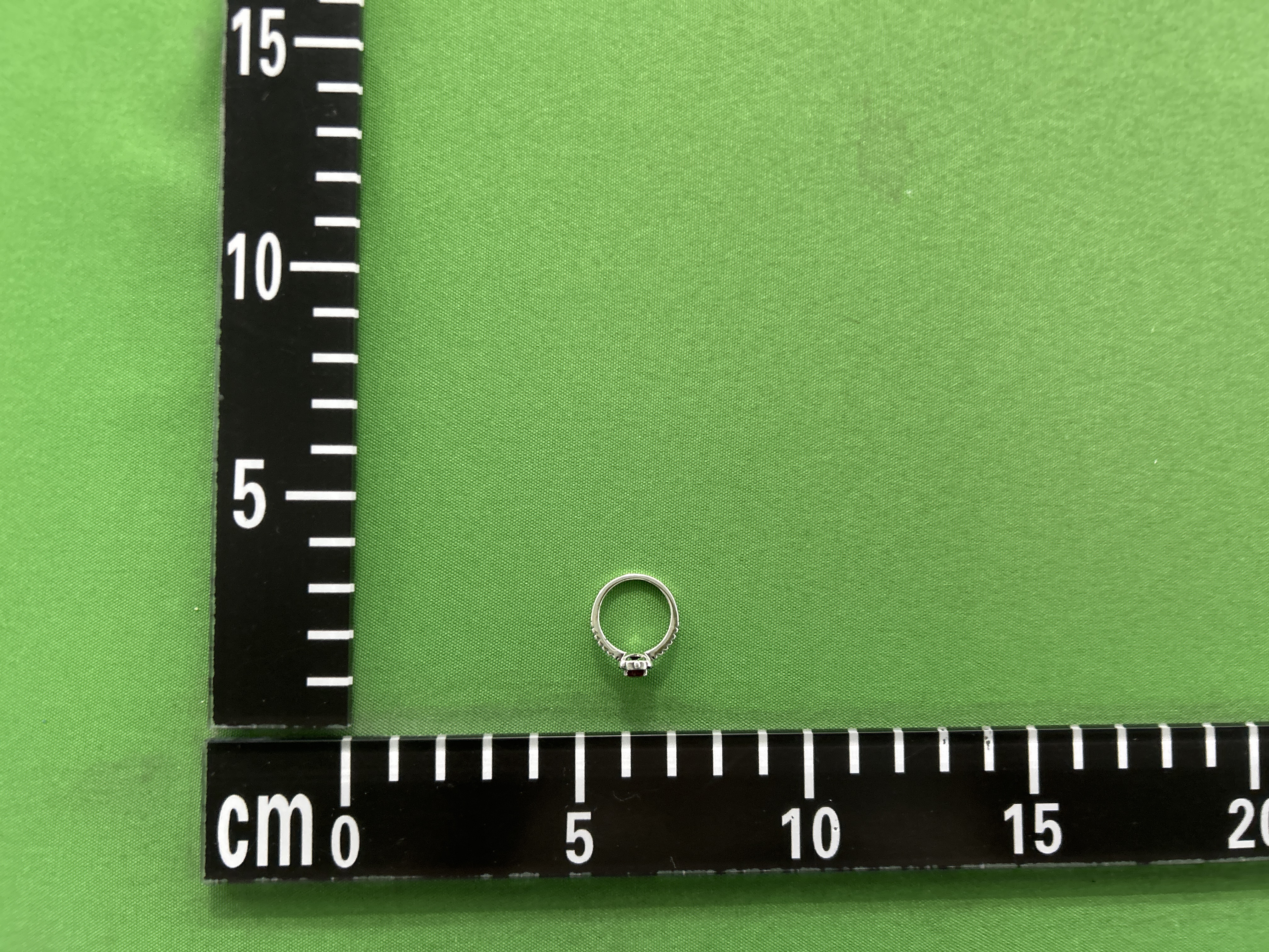 Foto QC 5 de Other Ring Metal Crystal Red