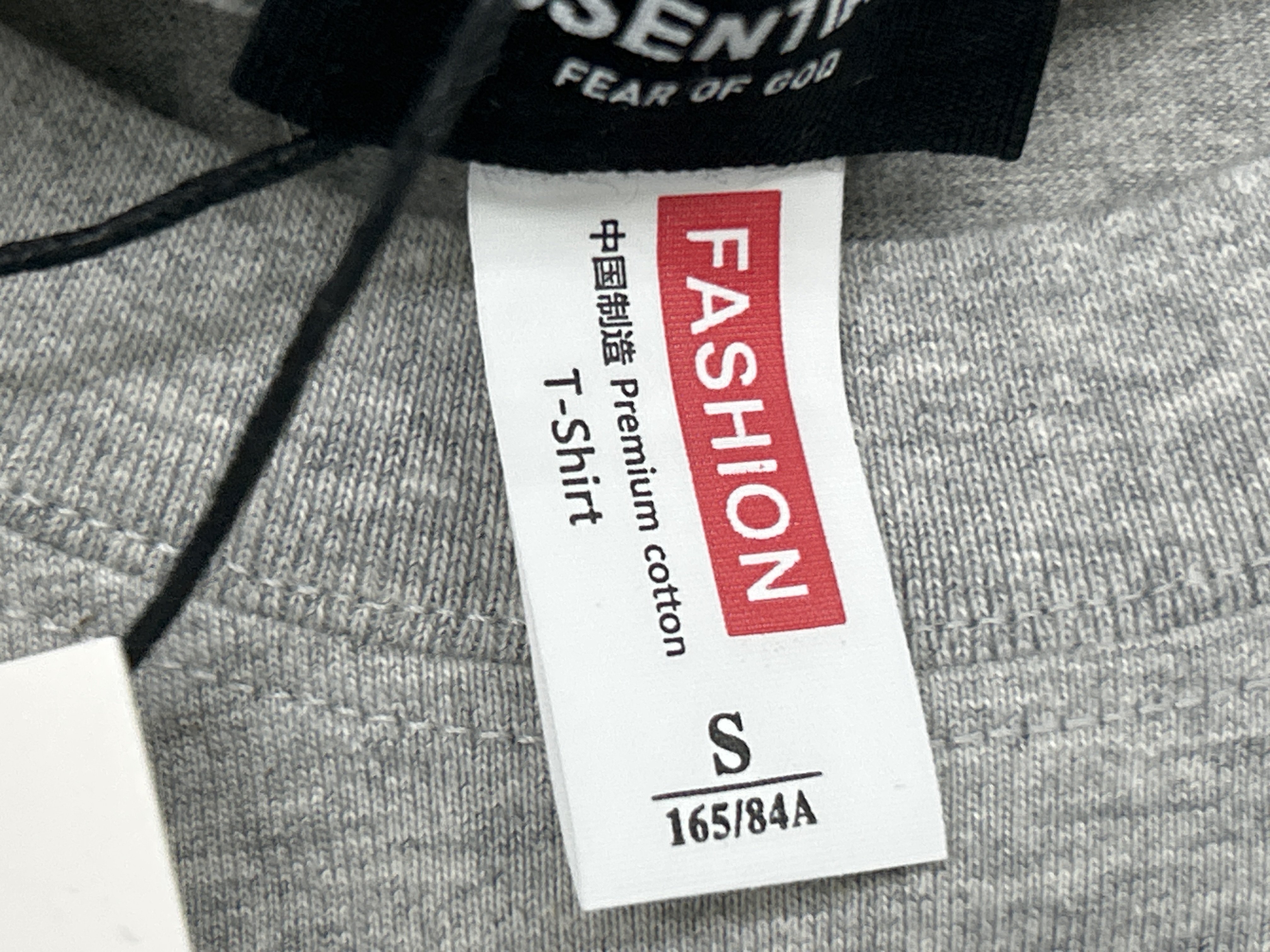Foto QC 6 de Fear of God Essentials Sweat Shorts Logo Heather Grey