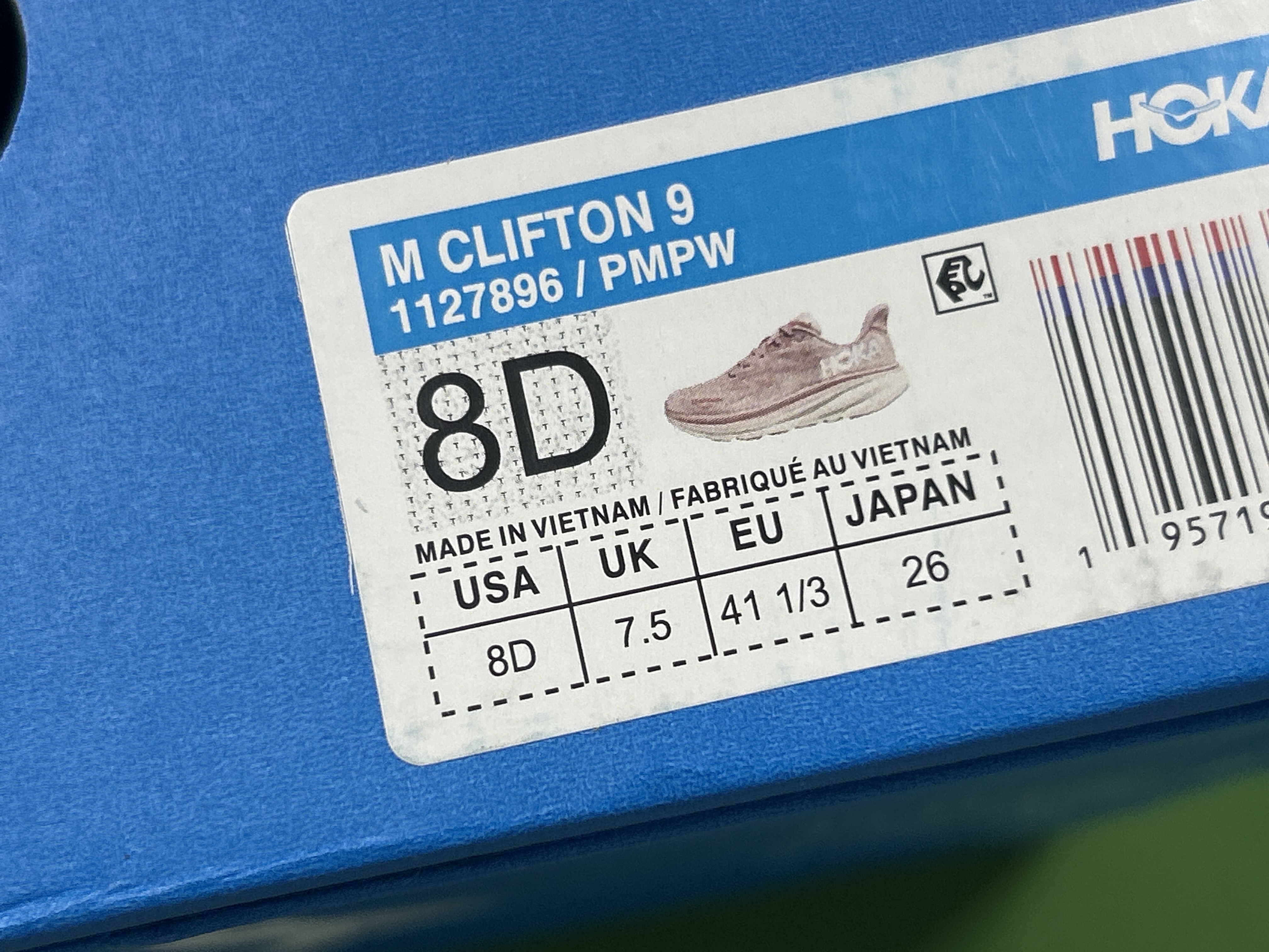 Foto QC 1 de Hoka Clifton 9 Low Sky Blue Orange AGT