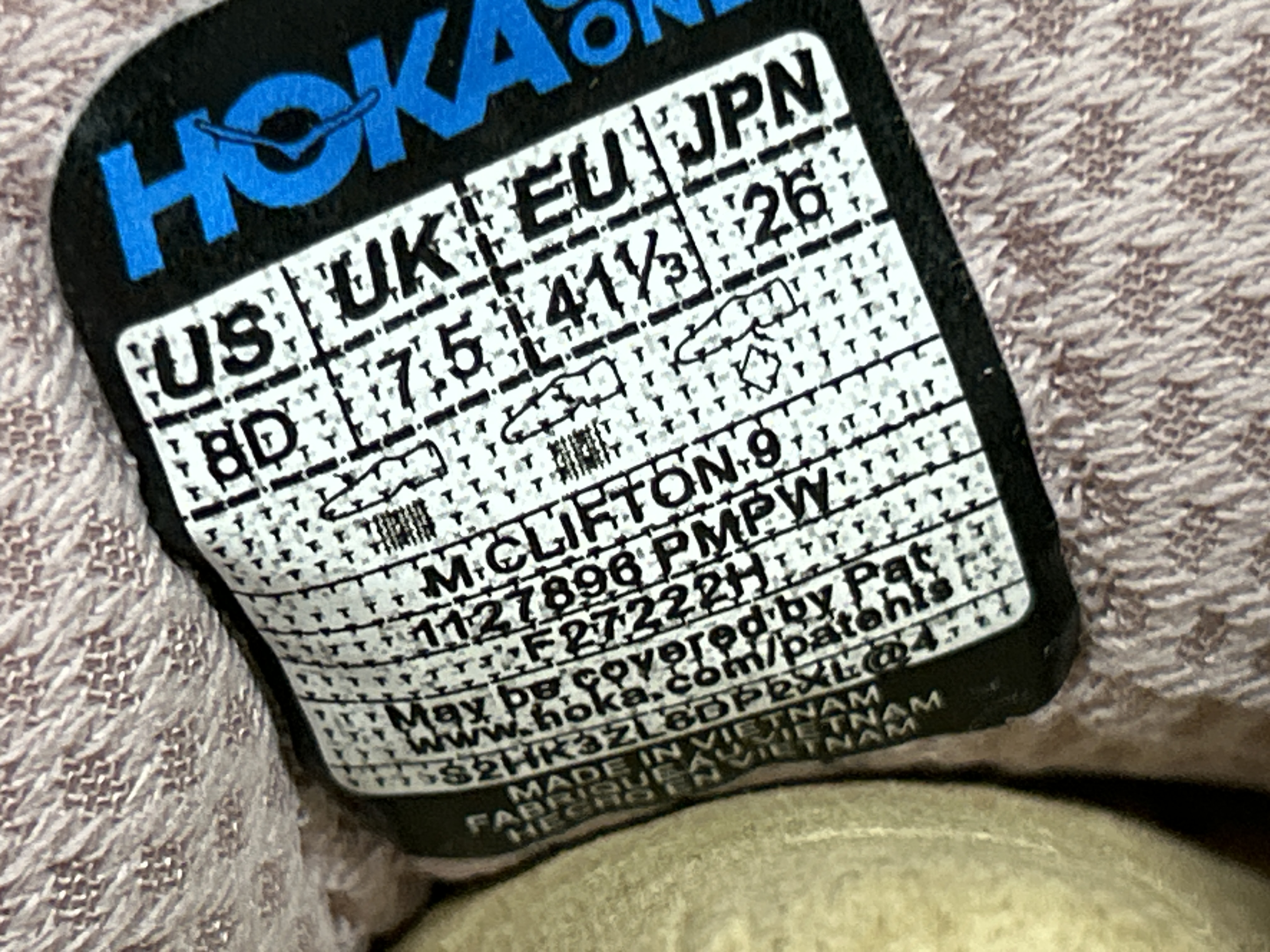 Foto QC 8 de Hoka Clifton 9 Low Sky Blue Orange AGT