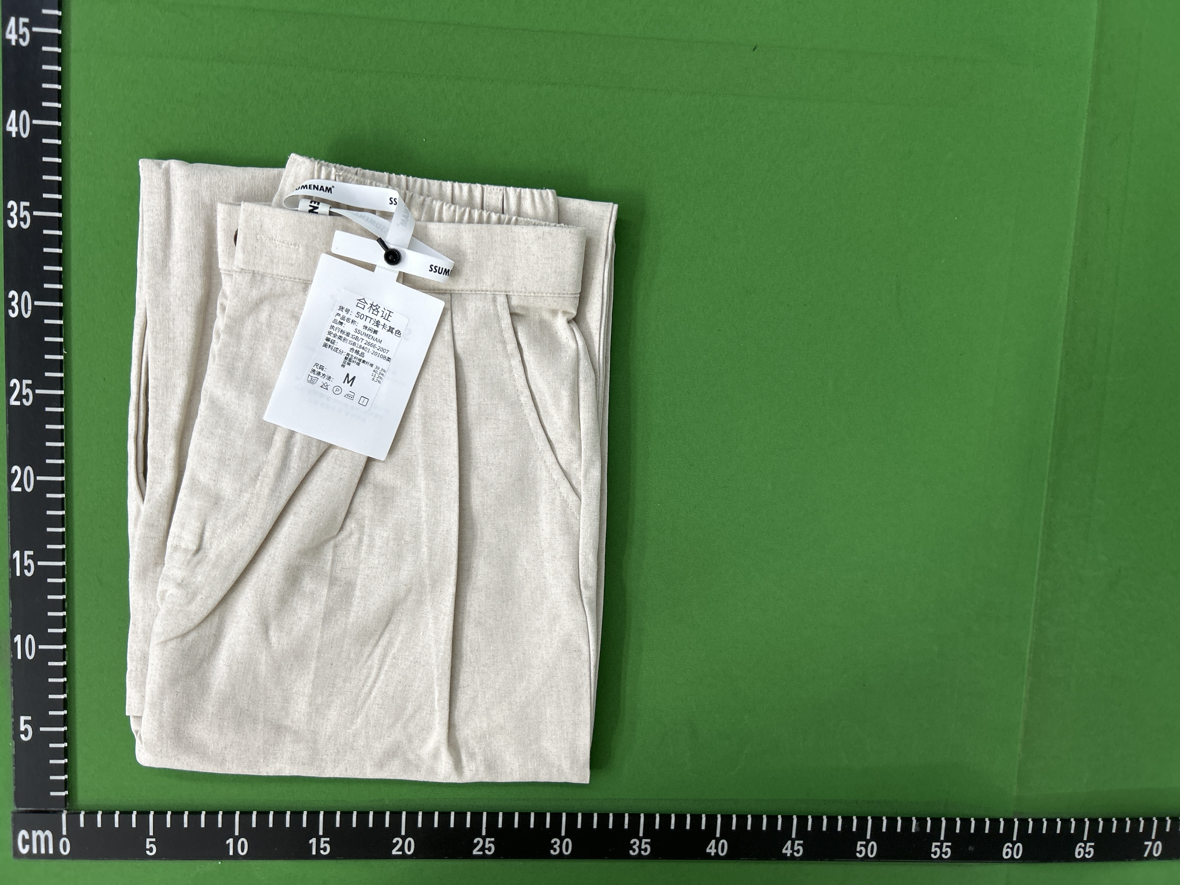 Foto QC 5 de Loro Piana Pants Cotton Linen Pleated Olive
